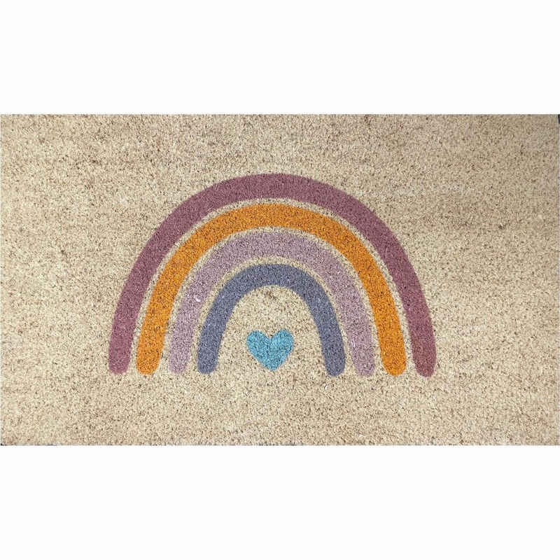 Fußmatte Rainbow 45 x 75 cm, Giftcompany, rechteckig