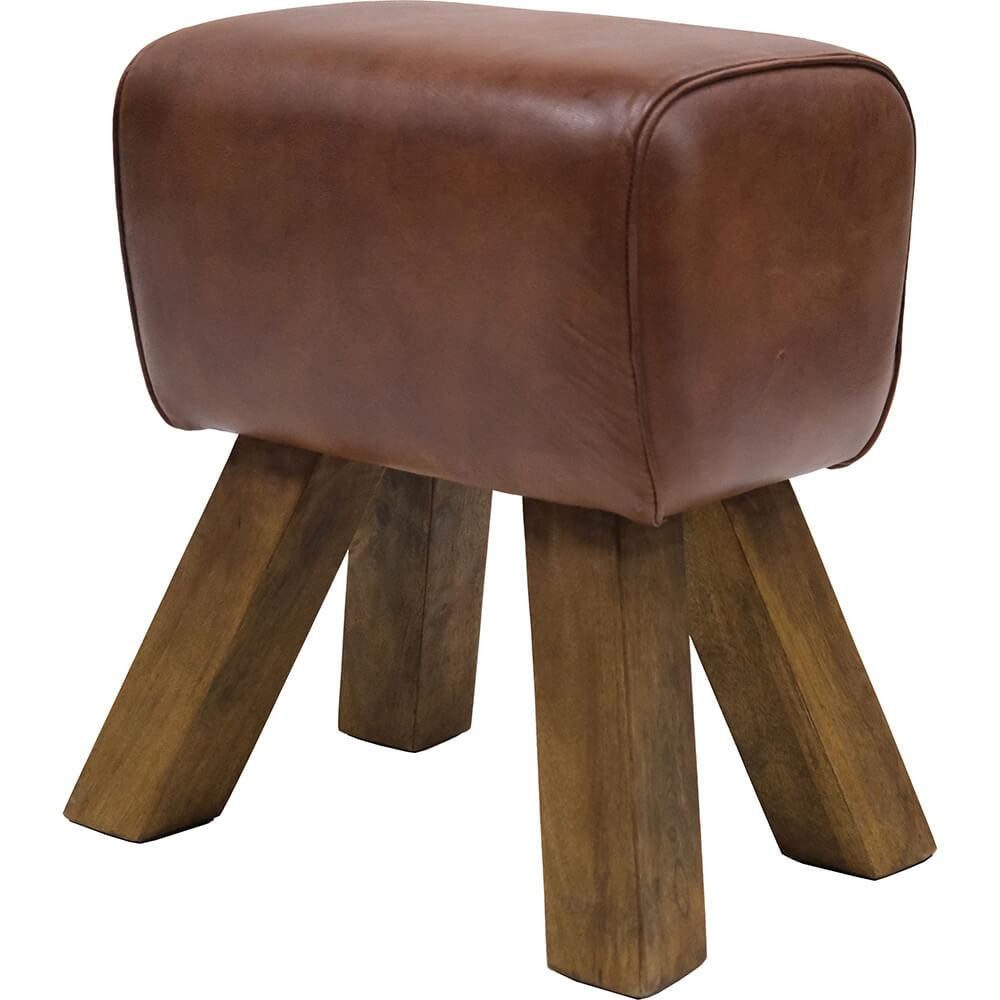 Vintagehaus Табуретки Vintage Leder Gym Retrohocker Turnbock