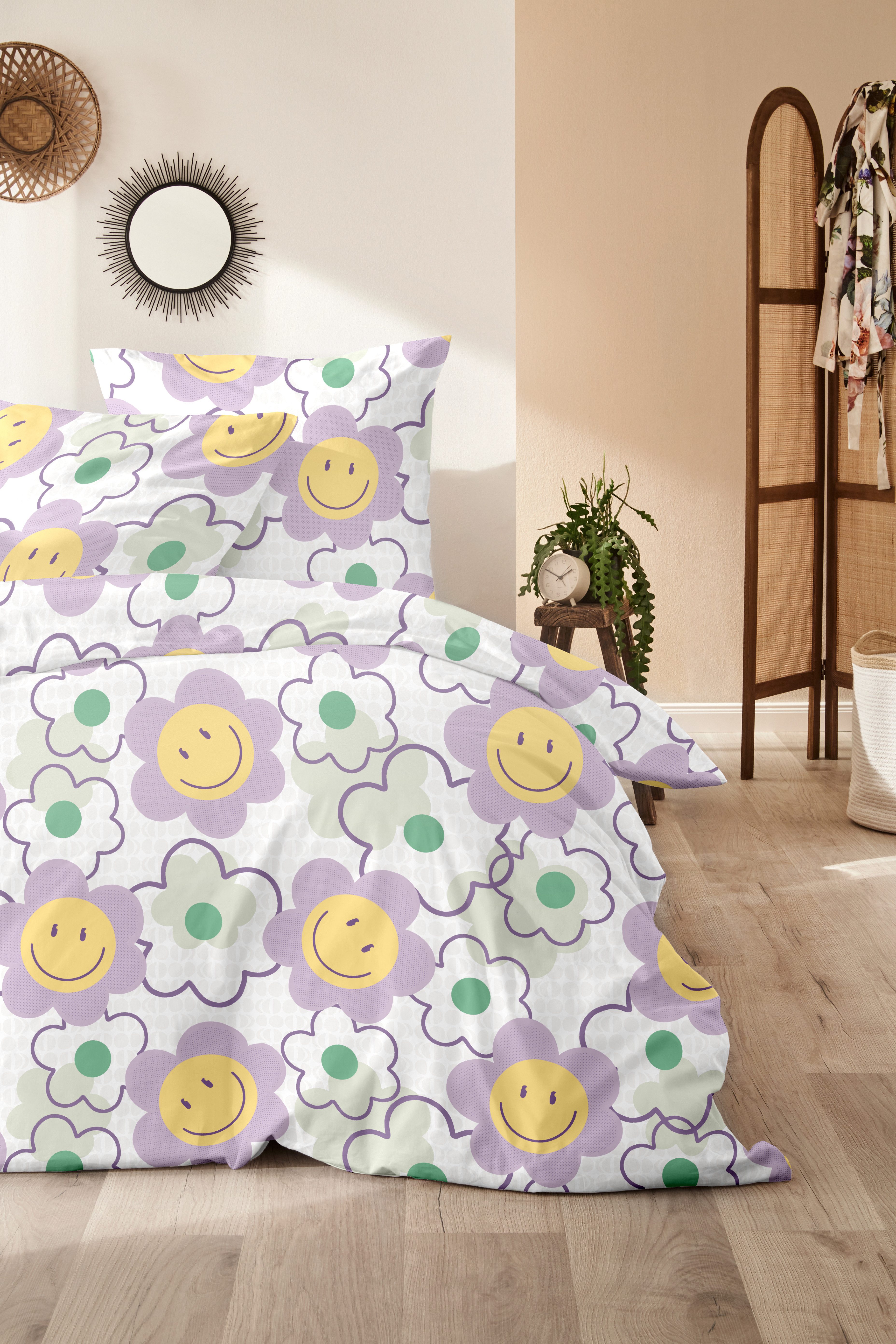 Primera Bettwäsche Renforce-Bettwäsche Smile for me, günstig online kaufen