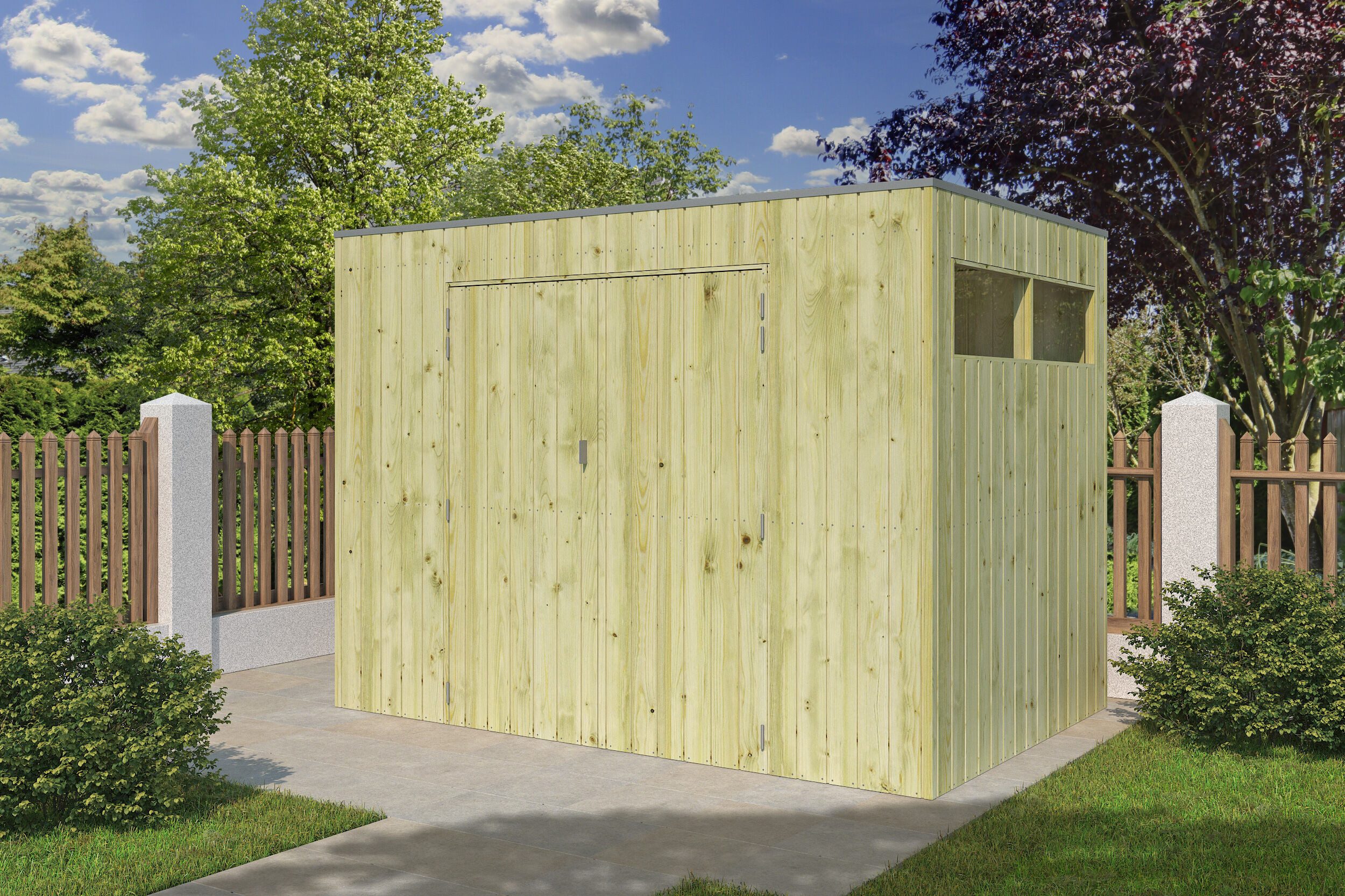 Fjordholz Gartenhaus QBV-Line 5,90 m²