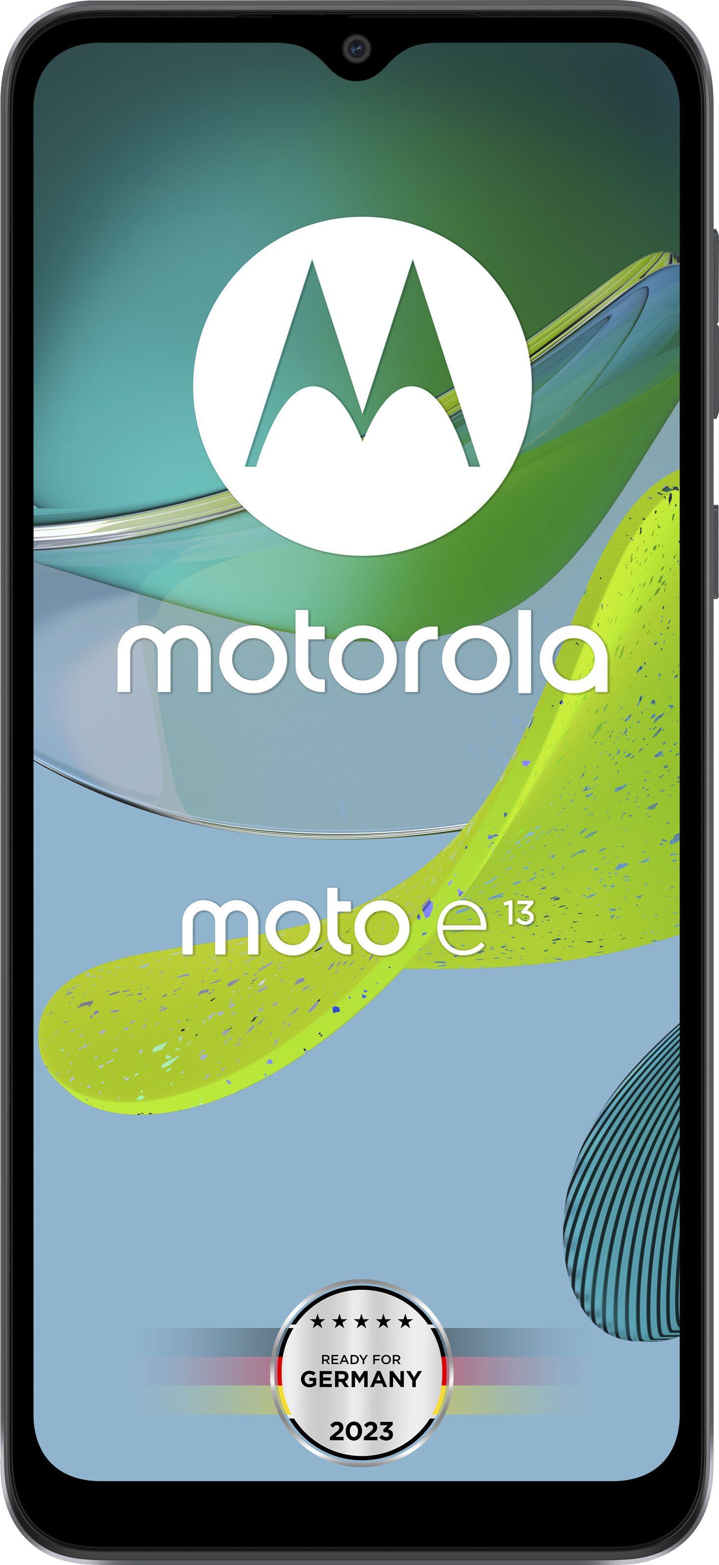 Motorola cm/6,52 Kamera) E13 schwarz GB Smartphone MP Speicherplatz, 13 64 Zoll, (16,56