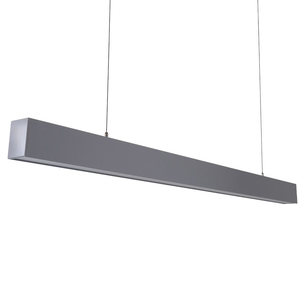 LUXULA LED Pendelleuchte LUXULA LED Linearleuchte 120 cm 40 W CCT einstellbar Grau, Farbwechsler
