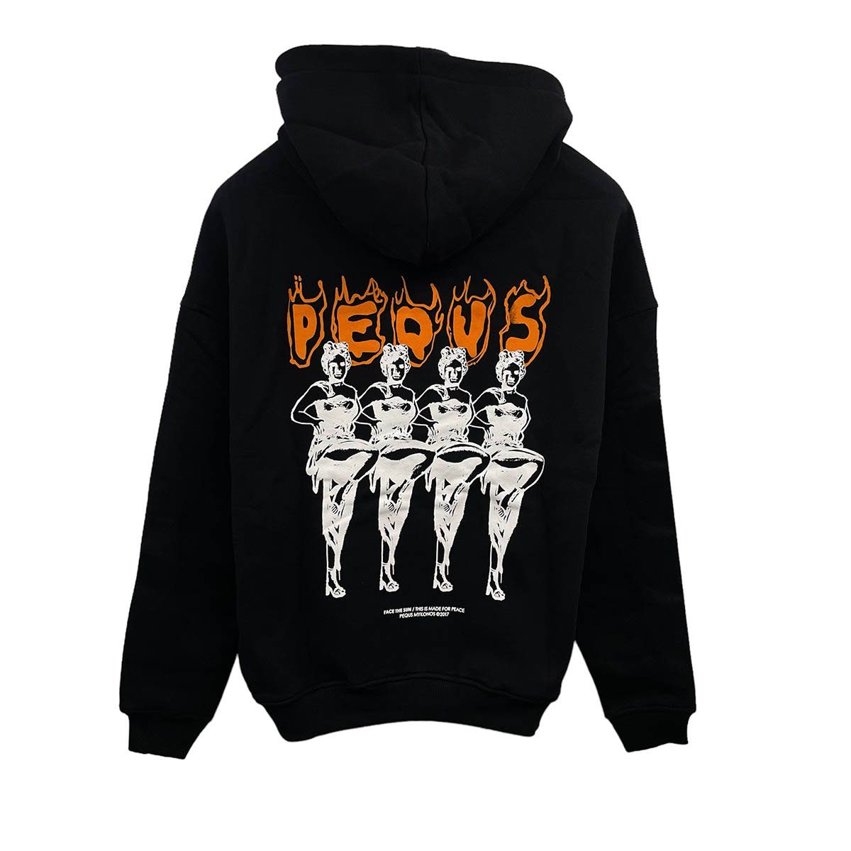 PEQUS Kapuzensweatjacke F-CK-WAR Graphic