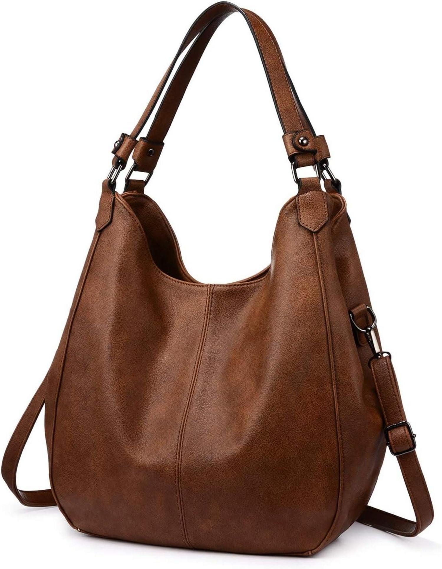 LuxusKollektion Shopper Damen Shopper Vintage Umhängetasche günstig online kaufen