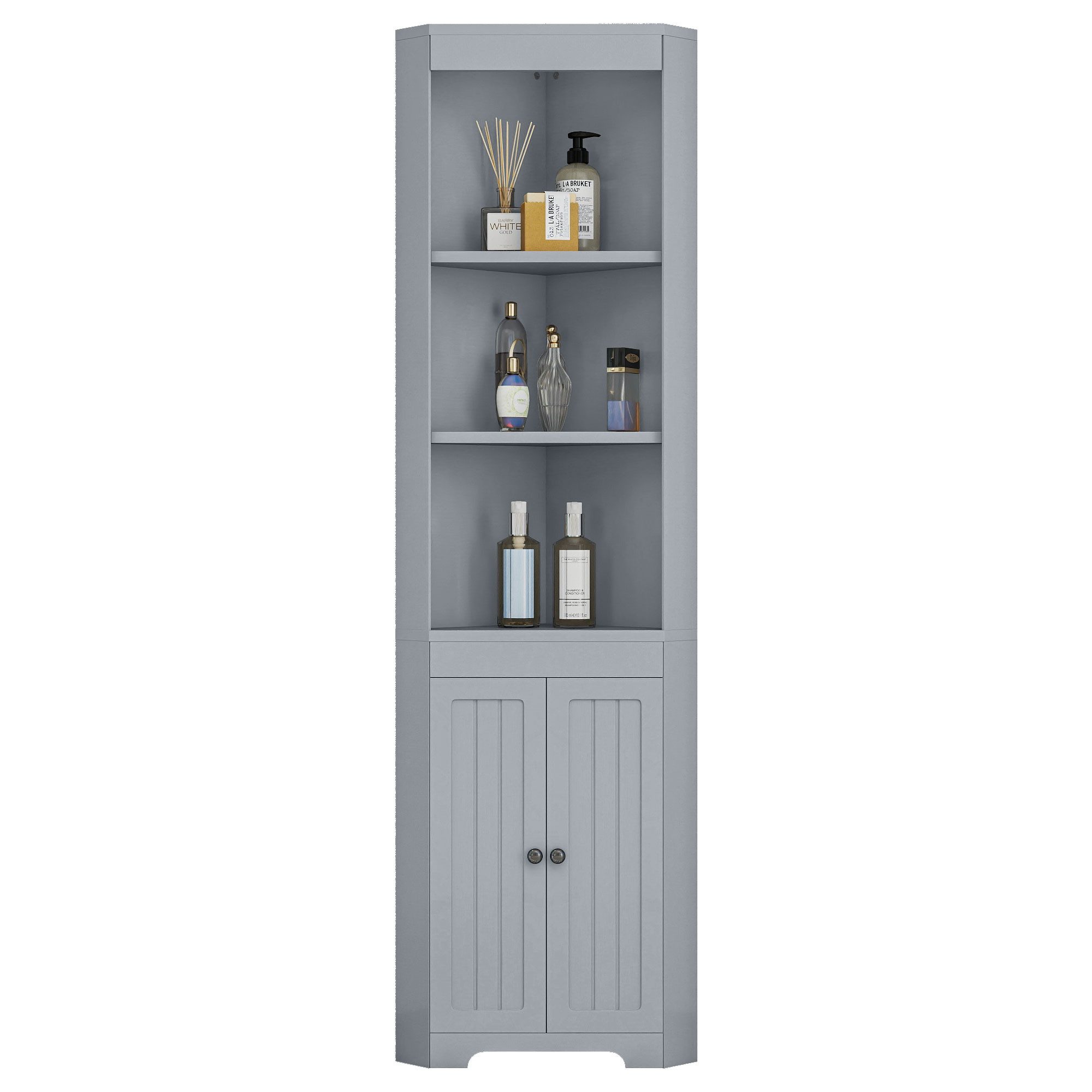 REDOM Hochschrank Badezimmer-Hochschrank (Dreieckig, Feuchtigkeitsbeständig günstig online kaufen