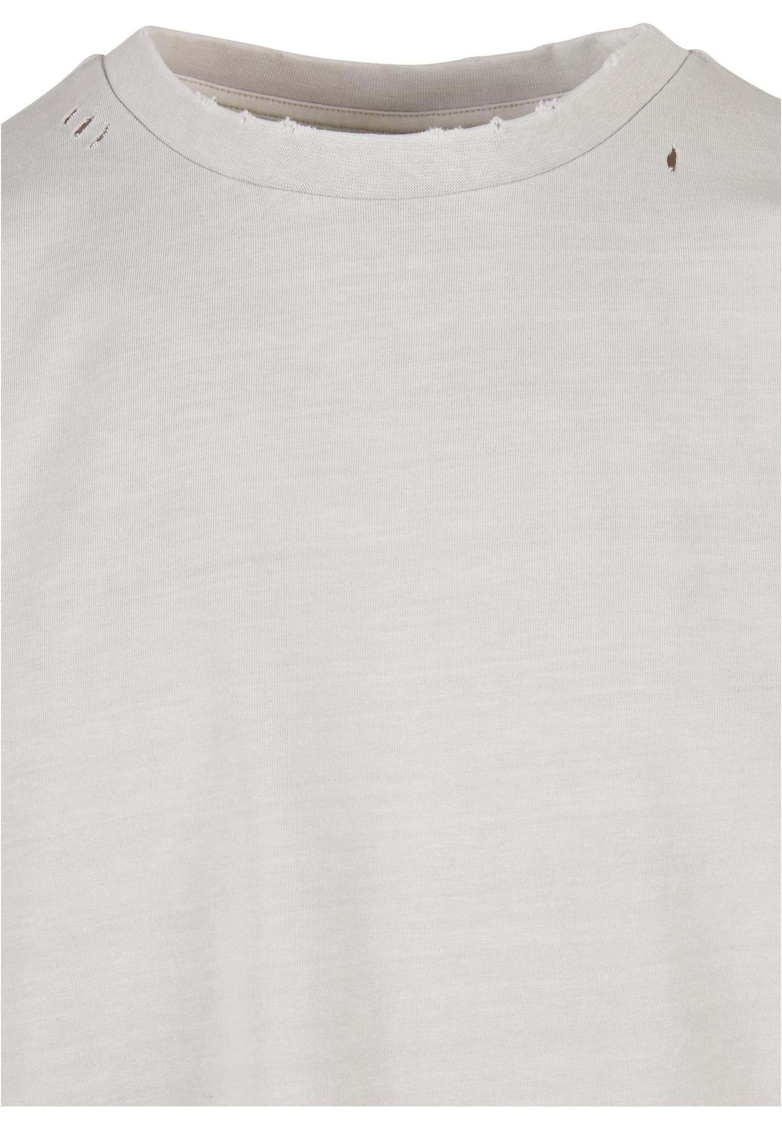 URBAN Herren Distressed Oversized (1-tlg) T-Shirt Longsleeve CLASSICS lightasphalt