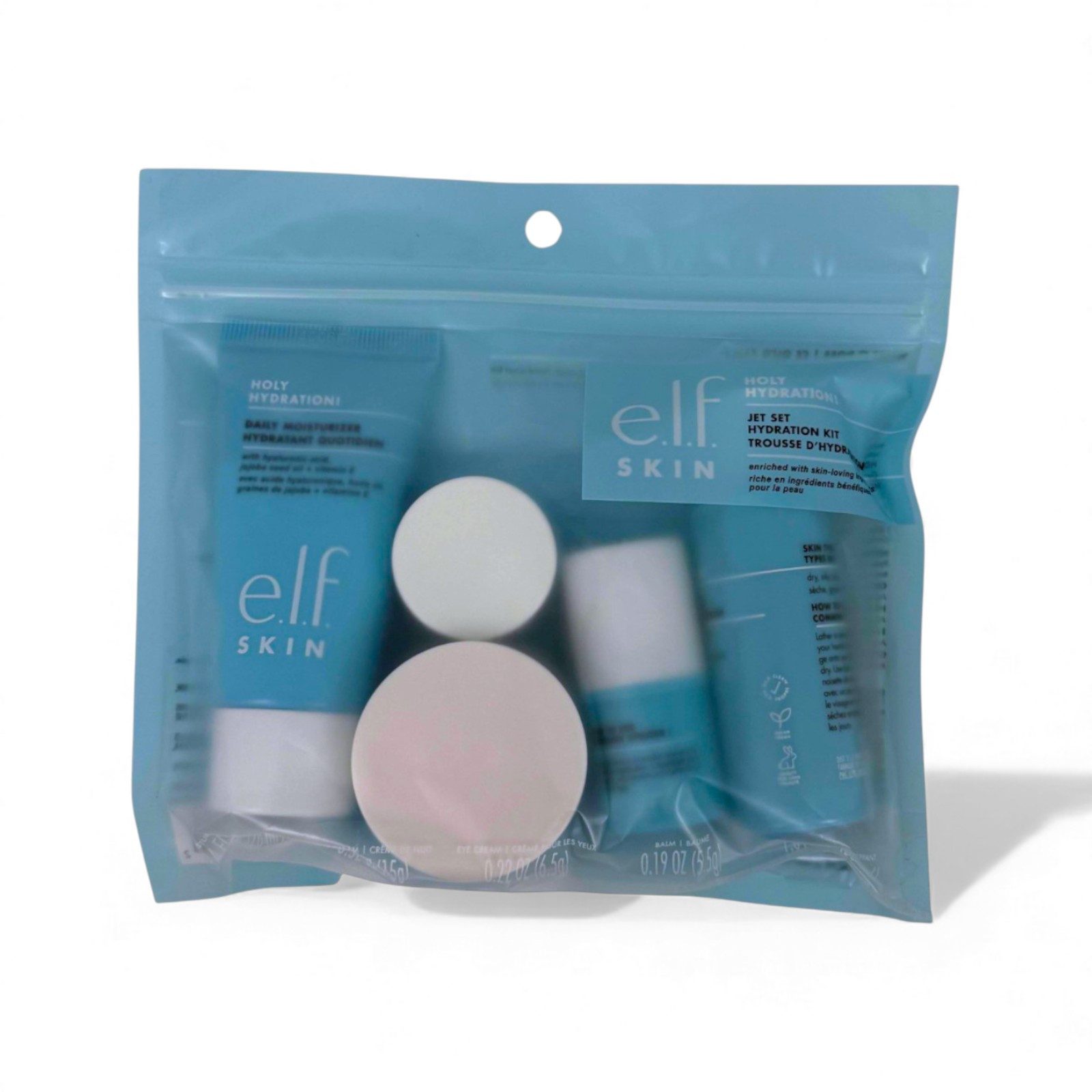 e.l.f Pflege-Set SKIN Jet Set Hydration Kit Set, 5-tlg., Reise Set