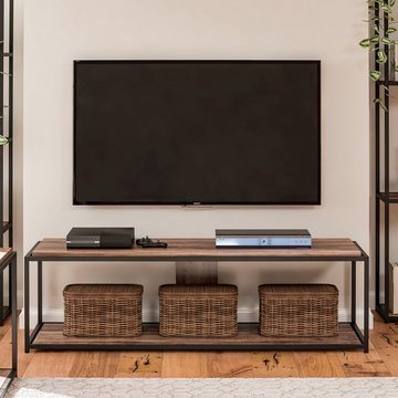 Dorel Home Lowboard Quincy, schwebender Topplatten-Look, Topplatte und Einlegeboden, Breite 152 cm