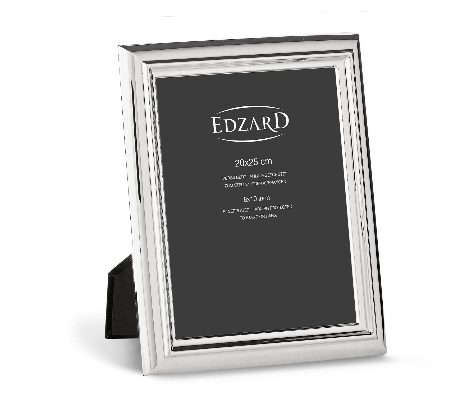 20x25 EDZARD versilbert Bilder anlaufgeschützt, – für Fotorahmen und Bilderrahmen cm Florenz,