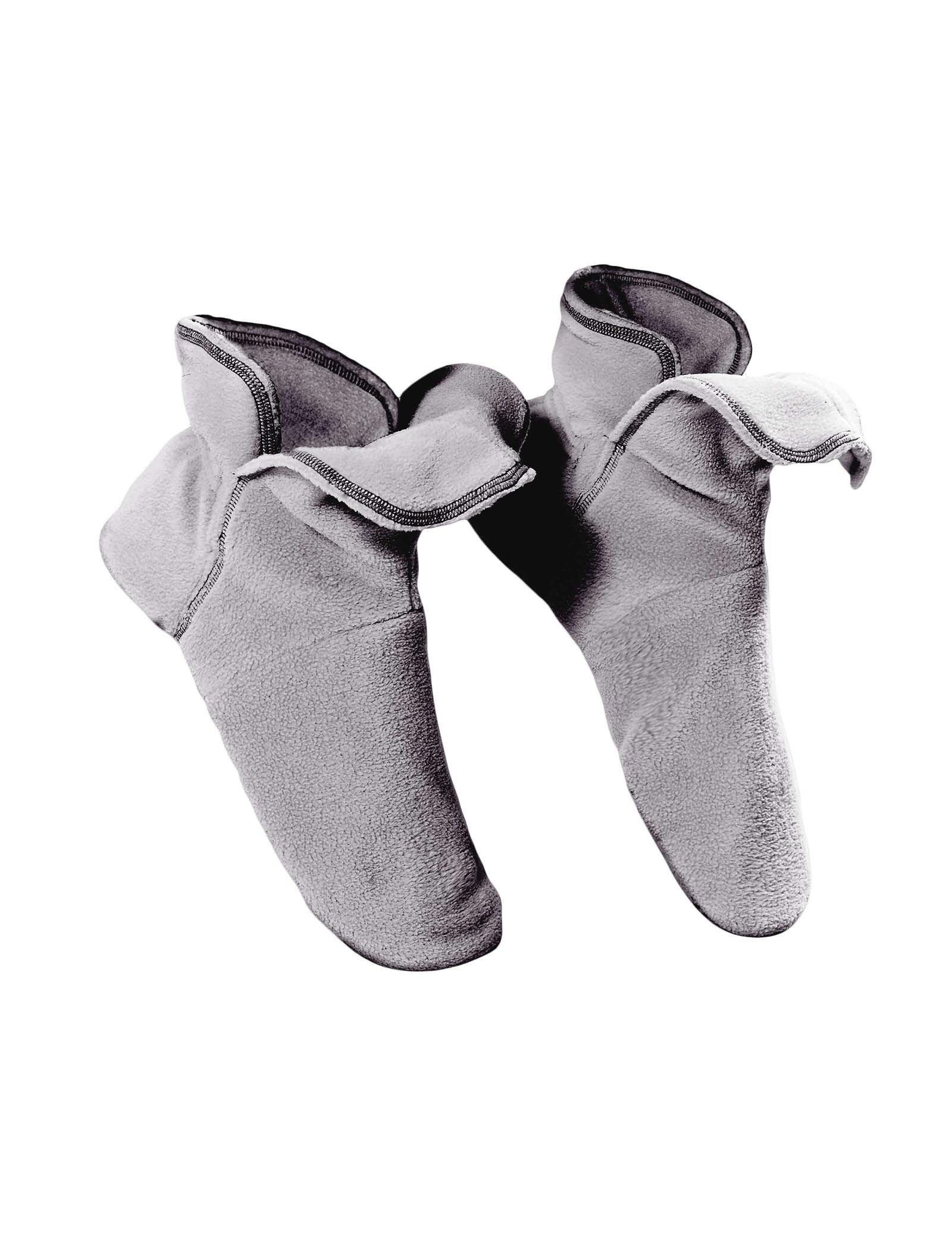 RAIKOU Hausstiefel Haussocken super flauschige Hüttenschuhe Hausschuh aus Micro Fleece mit ABS und Rutschfester Sohle