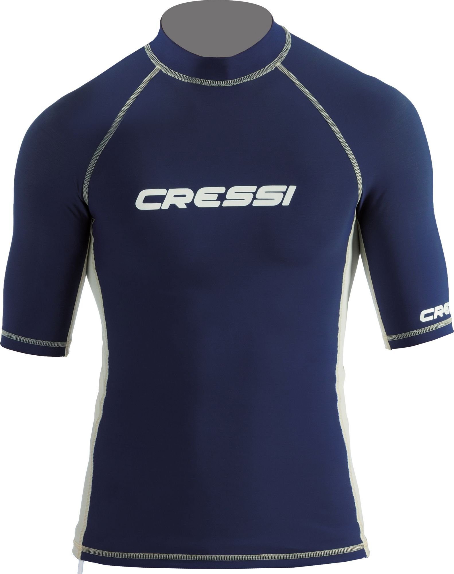 Cressi Rash Guard Cressi Herren Rash Guard MAN Short Sleeve dark blue | Sportshirts