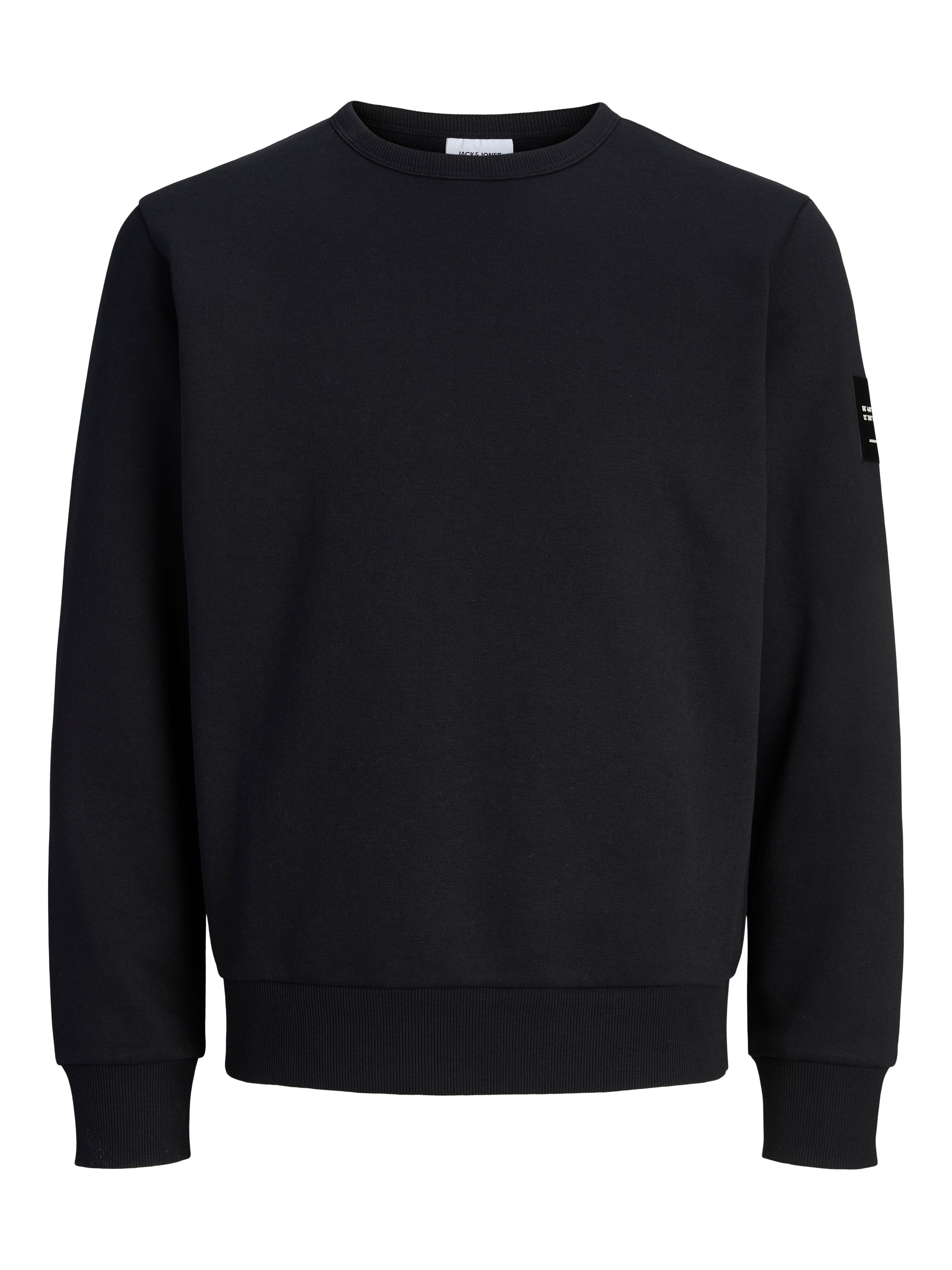 Jack & Jones PlusSize Sweatshirt JJCLEVELAND SWEAT CREW NECK PLS Materialmix, regular fit – Bild 4 von 5