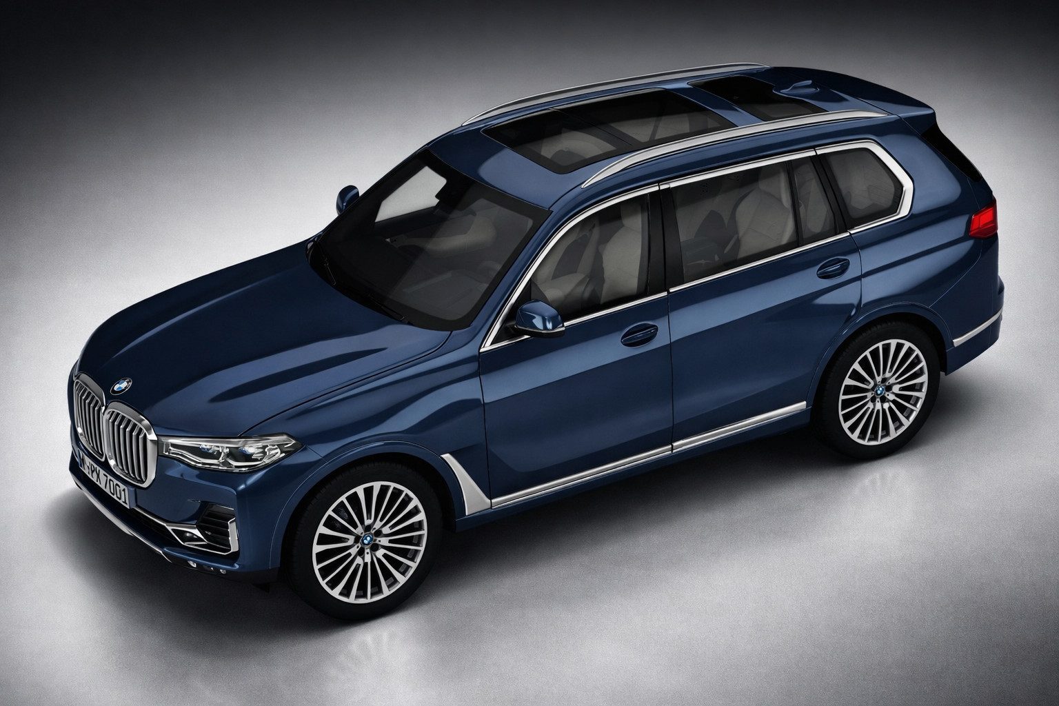 BMW Modellauto BMW Miniatur X7 1:18 Auto Modellauto Modellbau Modellauto, (1-tlg)