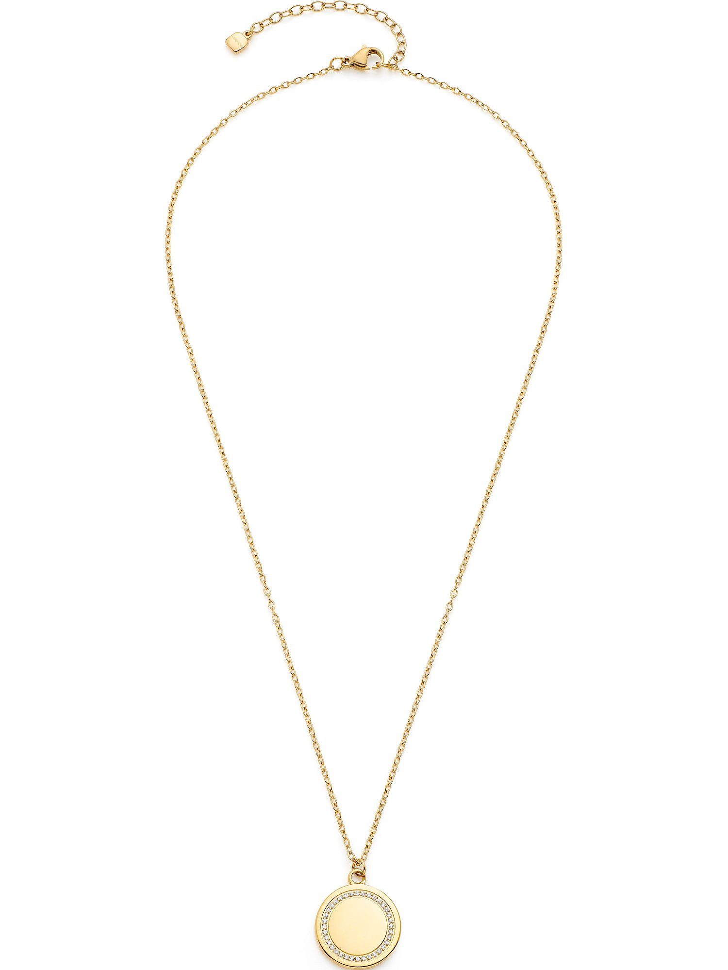 LEONARDO Edelstahlkette Leonardo Damen-Kette Edelstahl Zirkonia