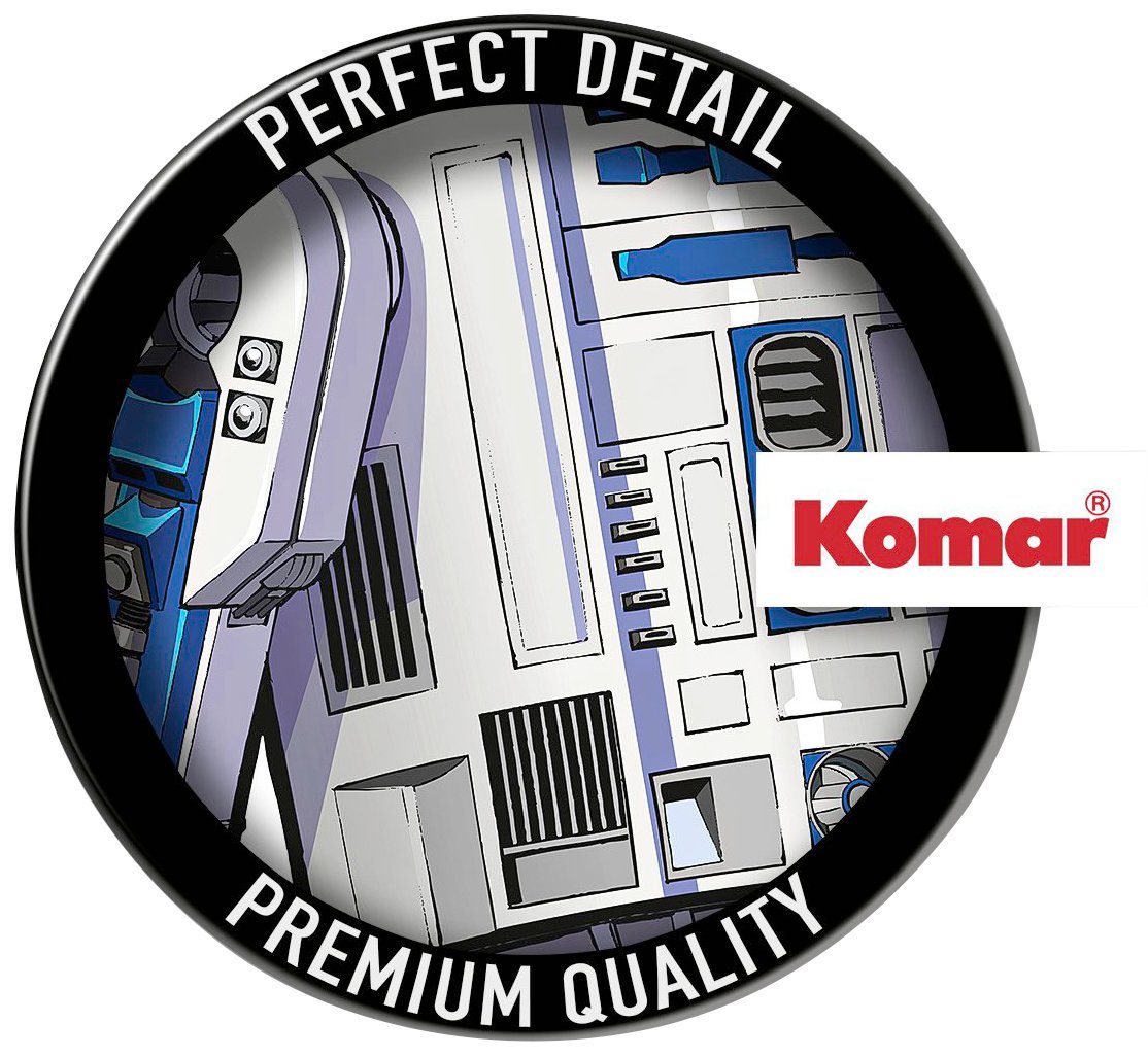 Komar Vliestapete Selbstklebende Vlies - Star Wars XXL R2D2 - Größe 127 x 120 cm, glatt, bedruckt, (1 St), Kinderzimmer