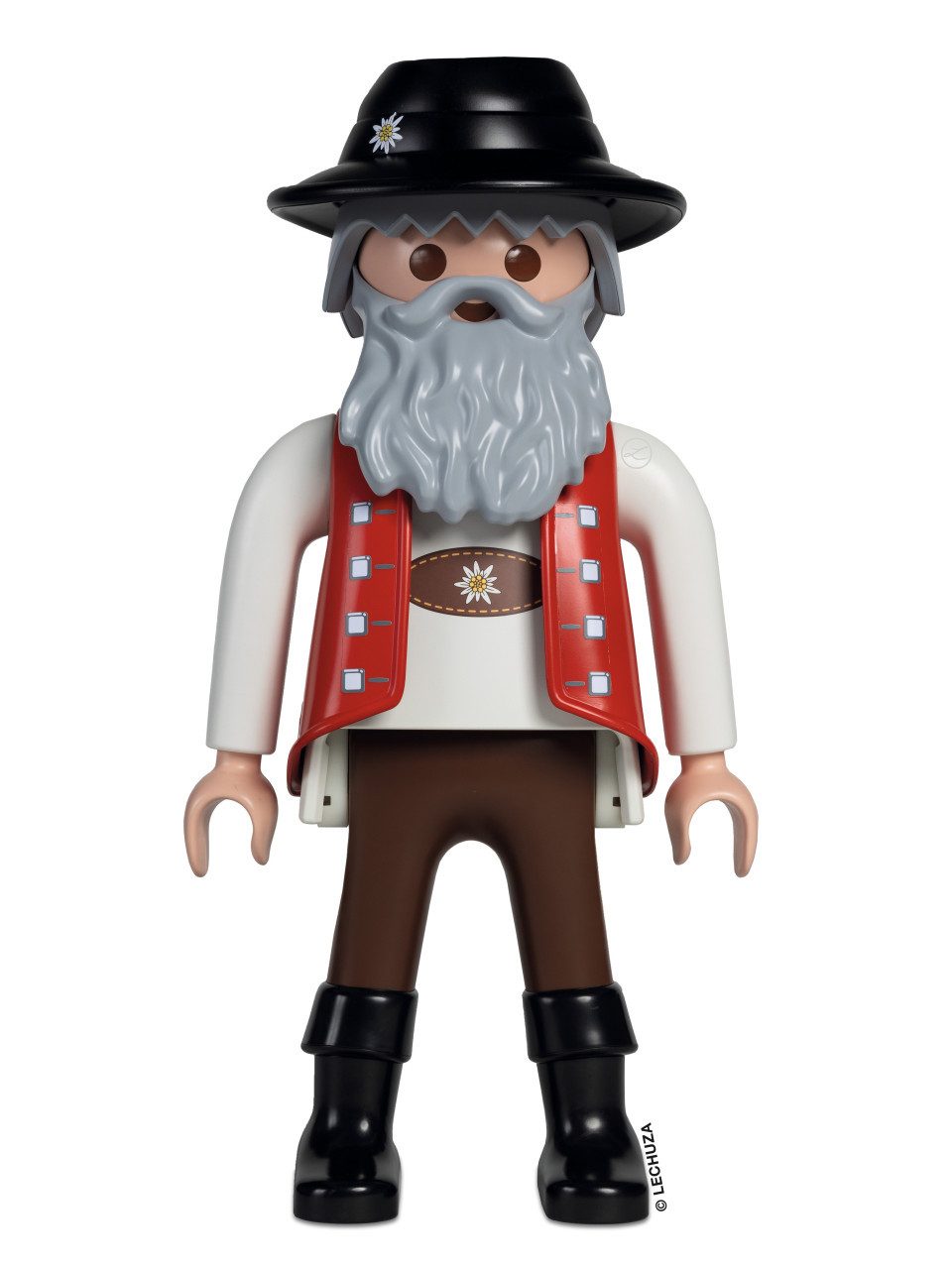 Lechuza® Gartenfigur Lechuza Dekofigur Playmobil Senner 60 cm