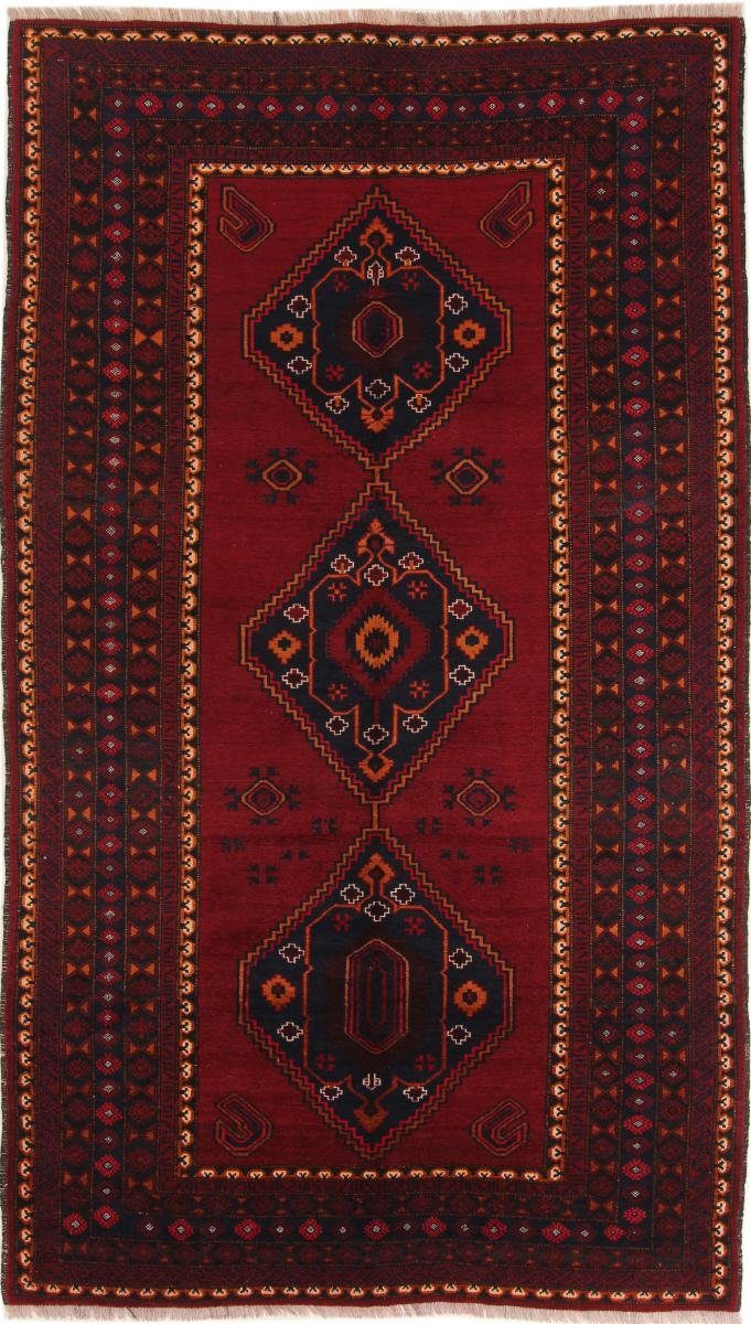 Orientteppich Belutsch Alt 158x279 Handgeknüpfter Orientteppich / Perserteppich, Nain Trading, rechteckig, Höhe: 6 mm