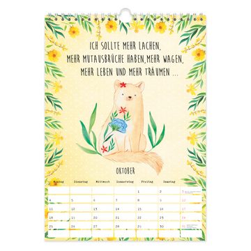 Mr. & Mrs. Panda Wandkalender 2024 Katze Collection - Weiß - Geschenk, Katzenartikel, Kalender mit