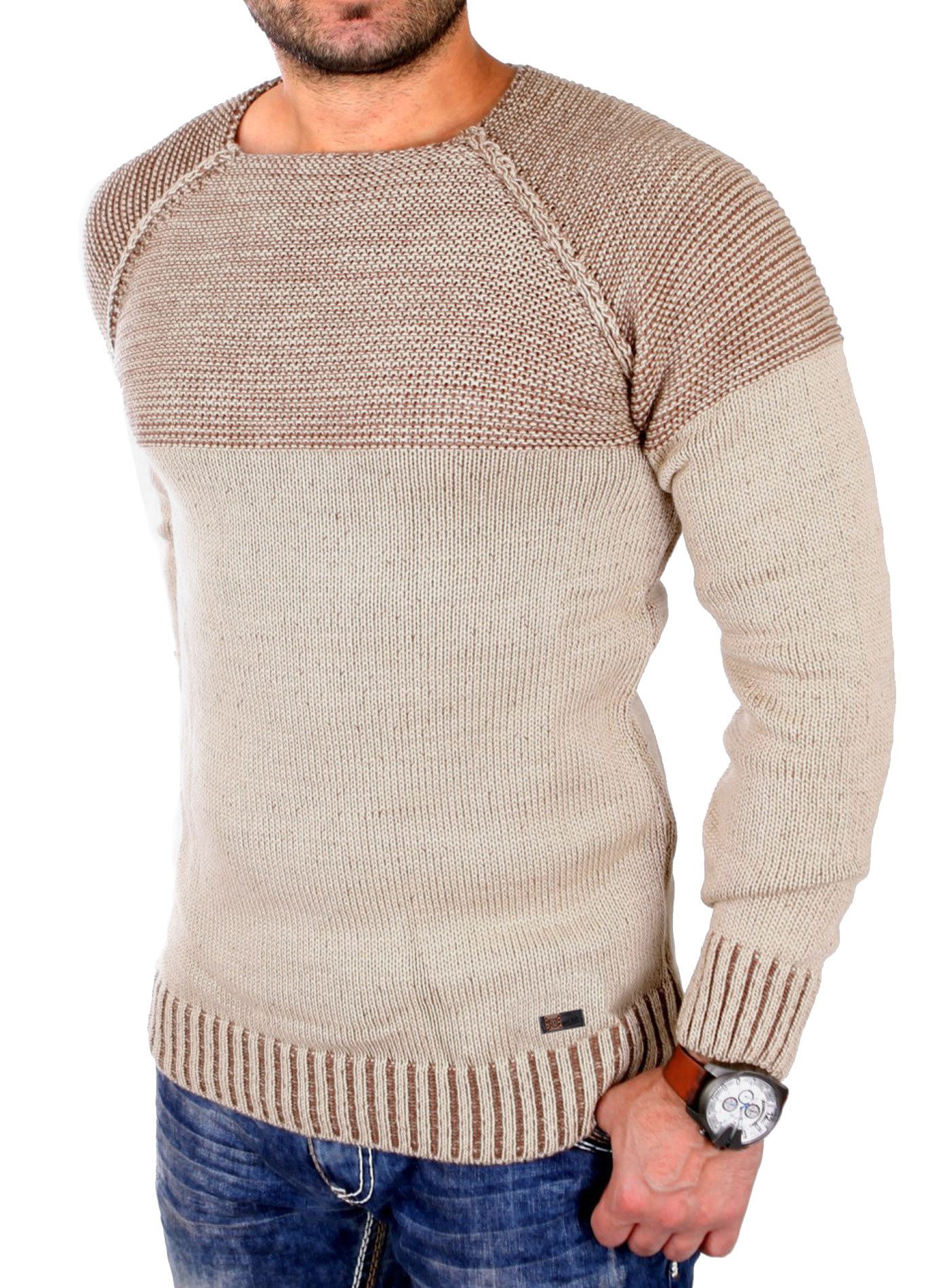 Reslad Strickpullover Reslad Strickpullover Herren Two günstig online kaufen