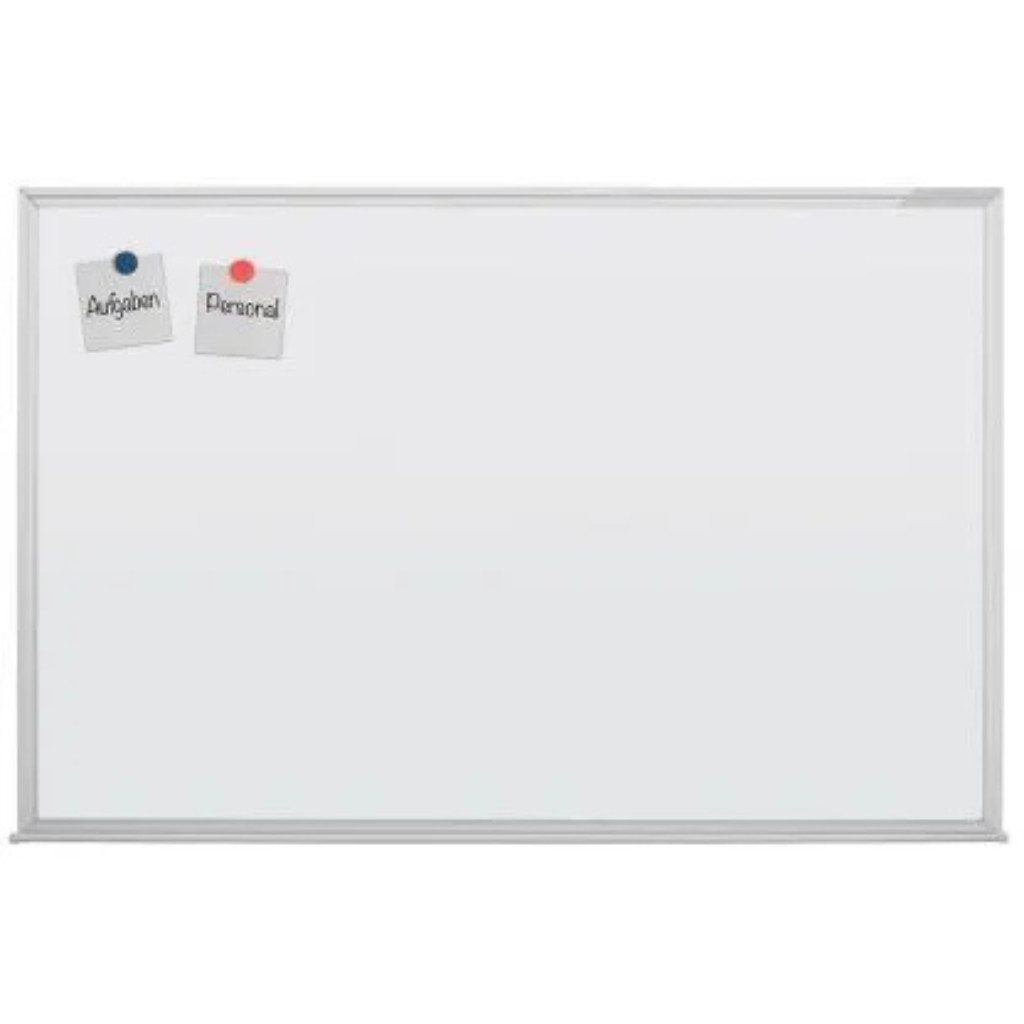 magnetoplan® Wandtafel magnetoplan Whiteboard 120,0 x 90,0 cm weiß, (Packung, 1-tlg., magnetoplan Whiteboard 120,0 x 90,0 cm), Robuste, lackierte Stahloberfläche mit 5 Jahren Garantie