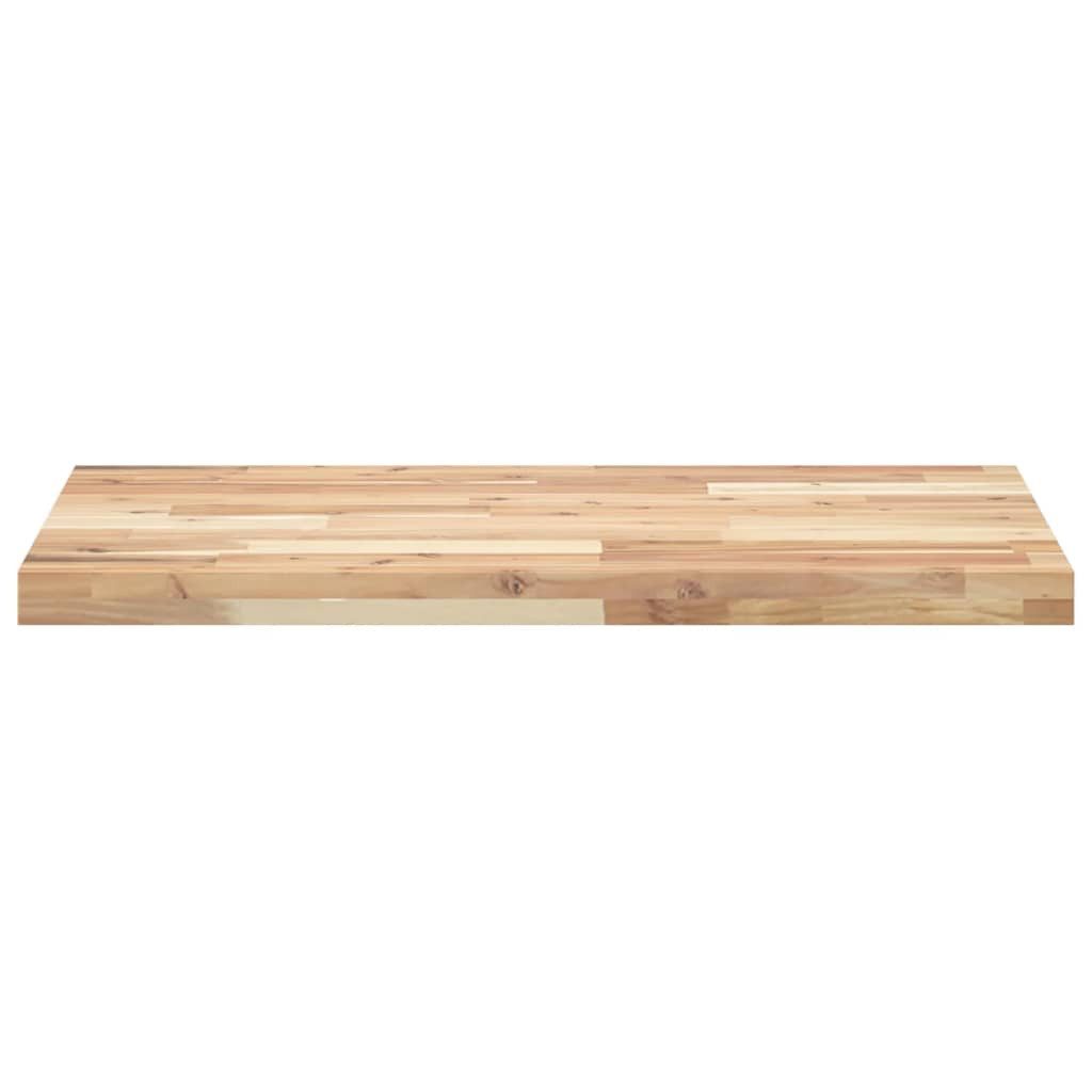vidaXL Badezimmerspiegelschrank Waschtischplatte Unbehandelt 160x50x4 cm Massivholz (1-St)