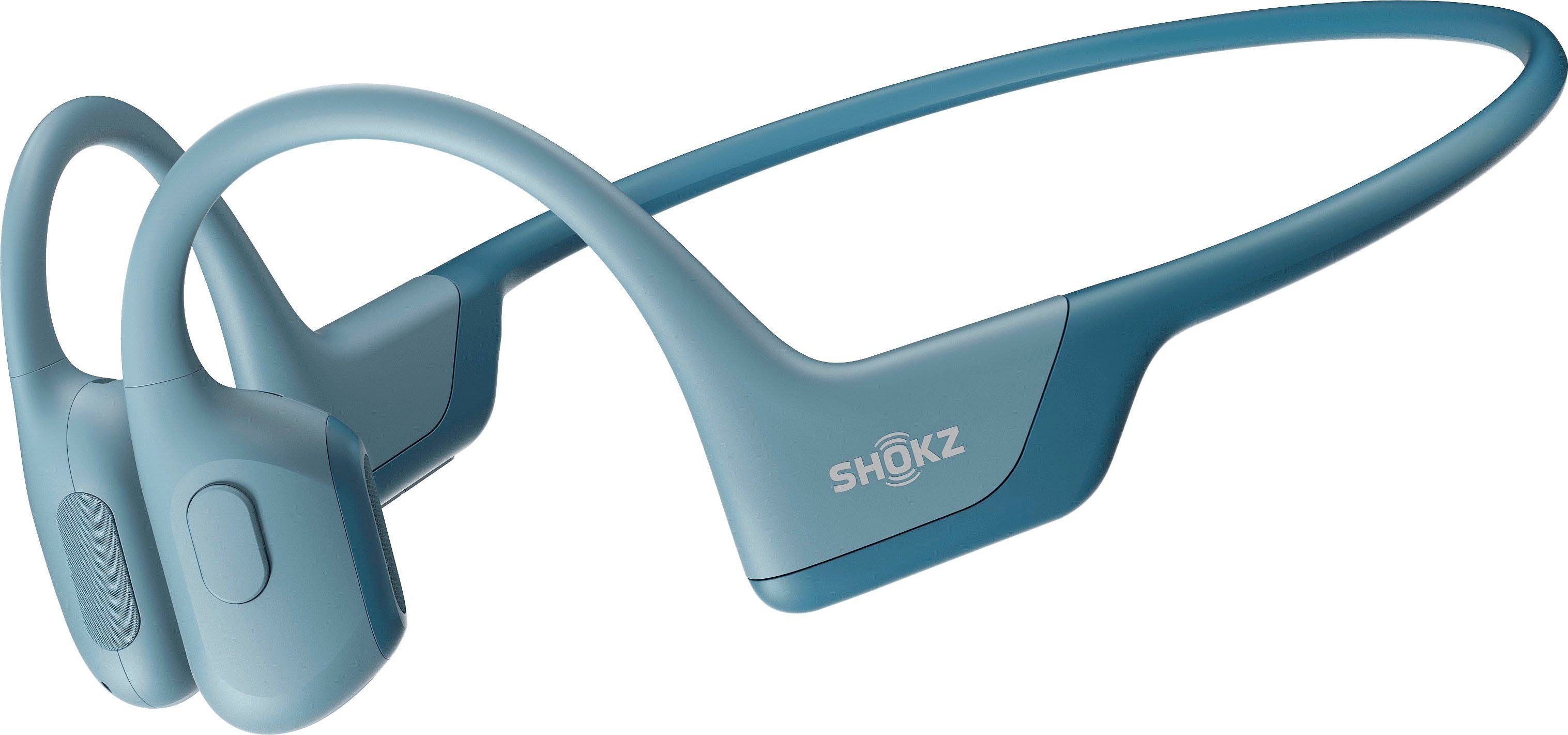 Shokz OpenRun Pro Sport-Kopfhörer blau (Noise-Cancelling, Bluetooth)