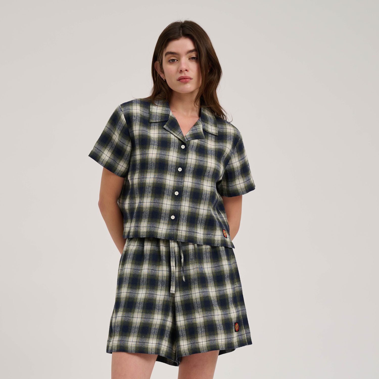 Santa Cruz T-Shirt CLASSIC CHECK CROP SHIRT günstig online kaufen