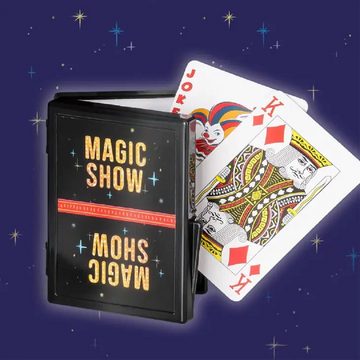 LK Trend & Style Zauberkasten MAGIC SHOW Trick Zauberkarten Etui, Mit dieser Zauberbox kannst du gleich mehrere Tricks machen