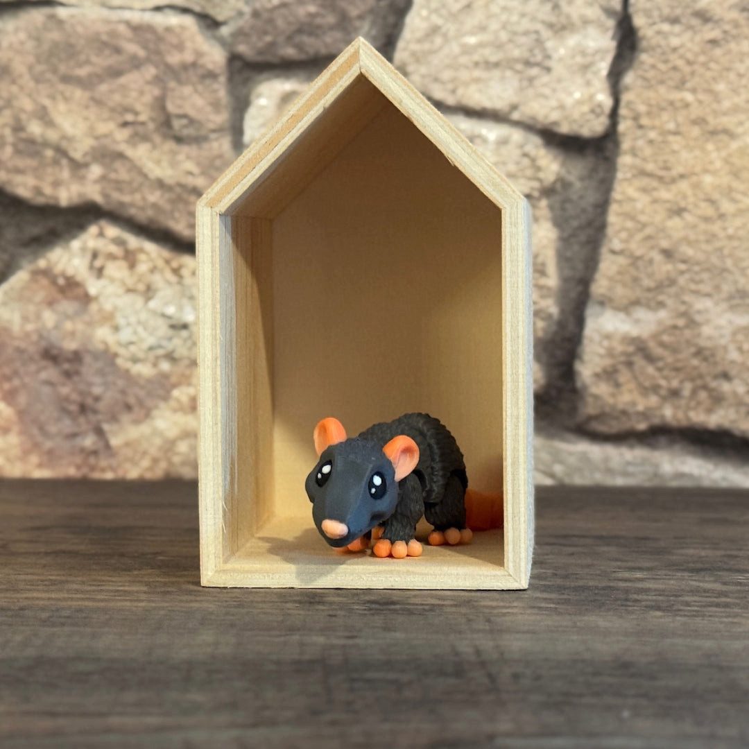 UDINGO Schlüsselanhänger Süße Ratte – Figur oder Schlüsselanhänger