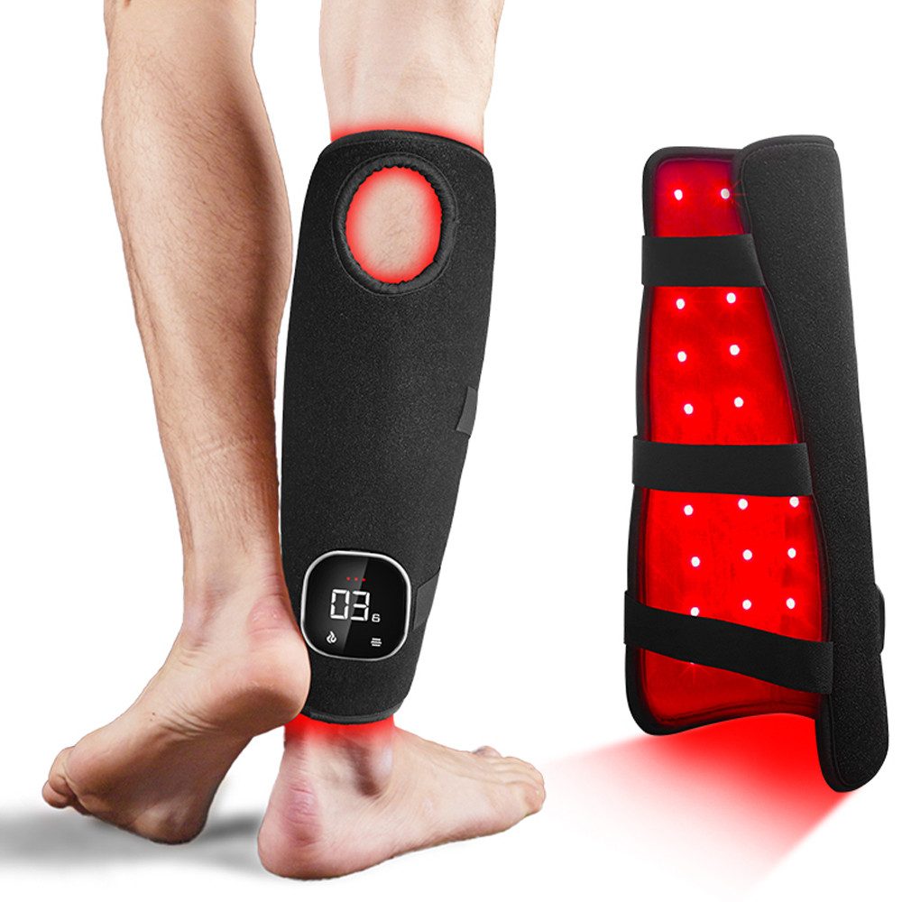 QUBEBU Infrarot-Wärmestrahler Infrarotlampe, Armschutz für die Rotlichttherapie Schmerzlinderung, Von der FDA zugelassene LED-Therapie, 1-tlg., Dual-Mode-Steuerung: Pulsmodus und konventioneller Modus, Kann die Gelenkheilung beschleunigen und Schmerzen lindern