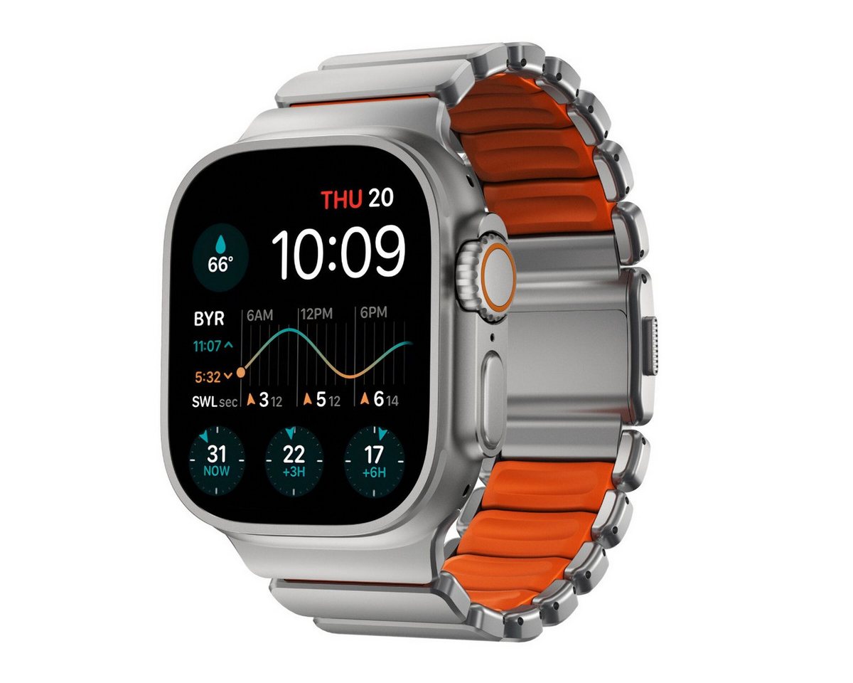 Nomad Smartwatch-Armband Stratos Band, für Apple Watch, 44/45/46/49 mm
