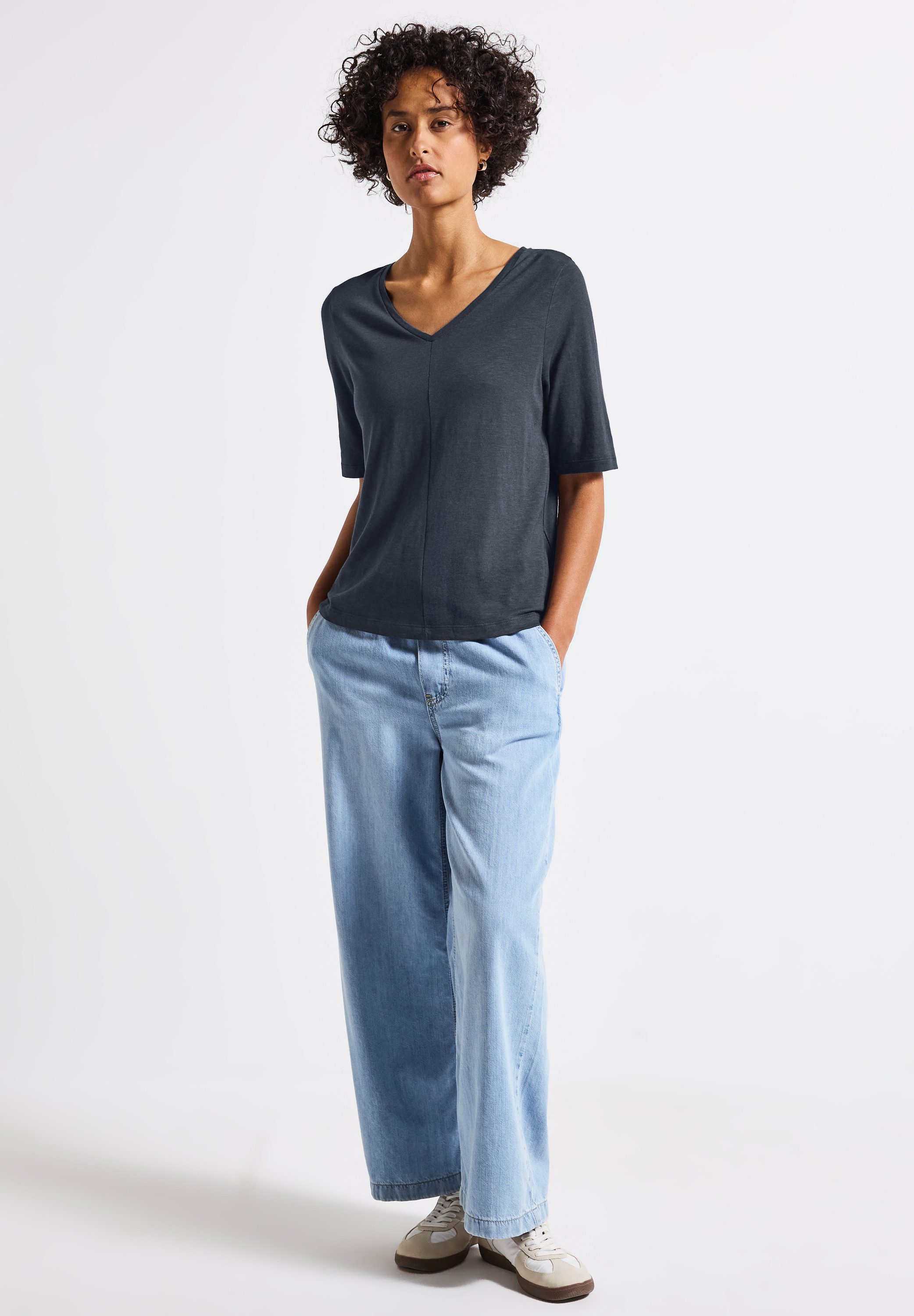 STREET ONE T-Shirt im soften Baumwoll-Mix