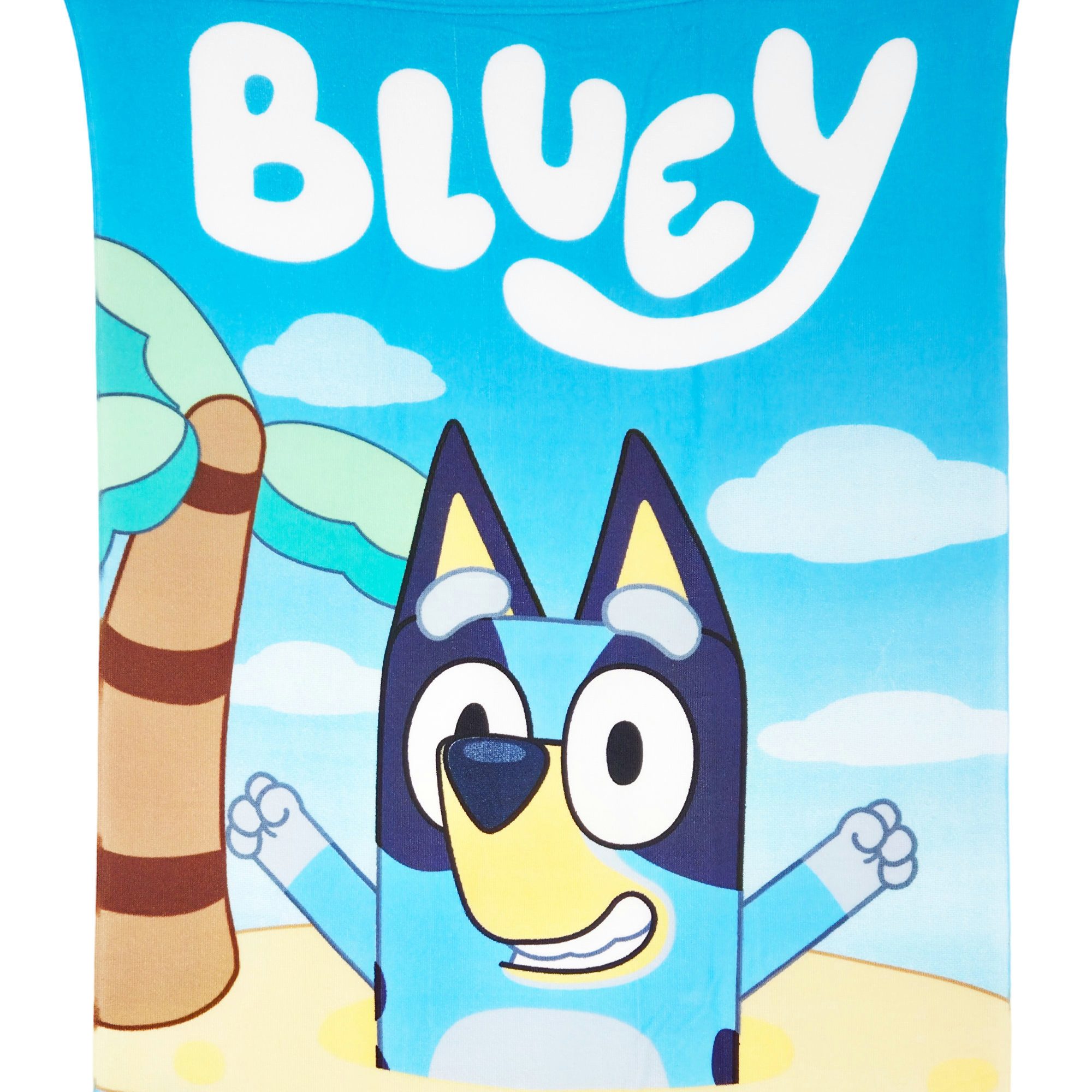 Bluey Strandtuch Kinderserie Bluey Kinder Strandtuch Handtuch Badetuch 70 x 140 cm