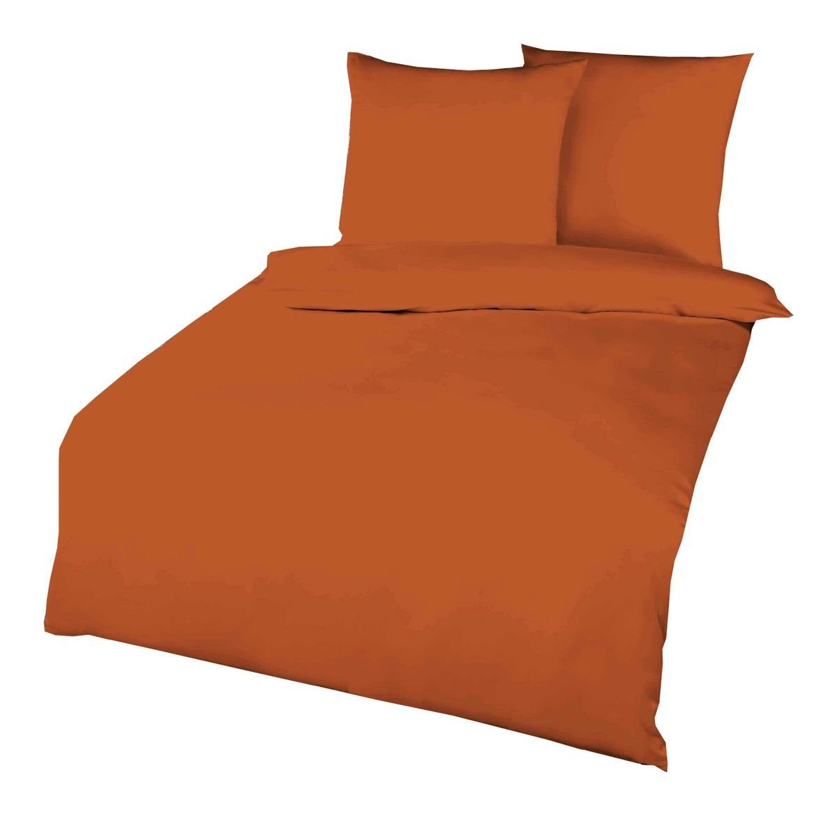 Kaeppel Bettwäsche Kaeppel Biber Bettwäsche Uni 135x200 / 155x220 cm versch günstig online kaufen