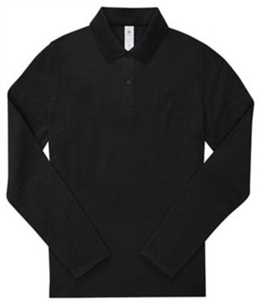 B&C Langarm-Poloshirt My Polo 180 Long Sleeve /Women XS bis 3XL