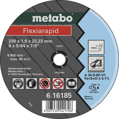 metabo Trennscheibe FLEXIARAPID 230X1.9X22.23 mm INOX TF 41