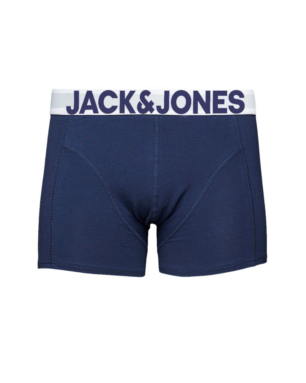Jack & Jones Boxershorts Solid Passform 5er (5-St., Mix durch 5 Pack) elastische gute Baumwollqualität