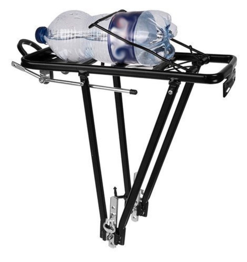 Trizand Fahrrad-Gepäckträger Fahrrad Gepäckträger (Spar-Set, 1-St., einfache Montage), Sicherer Halt auch bei voller Beladung