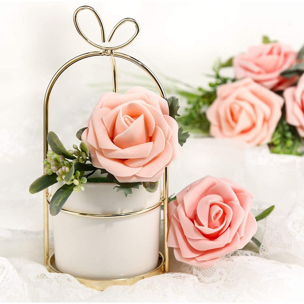 Rosen Künstliche Blumen Büro Decor, für Jormftte Home Kunstblume