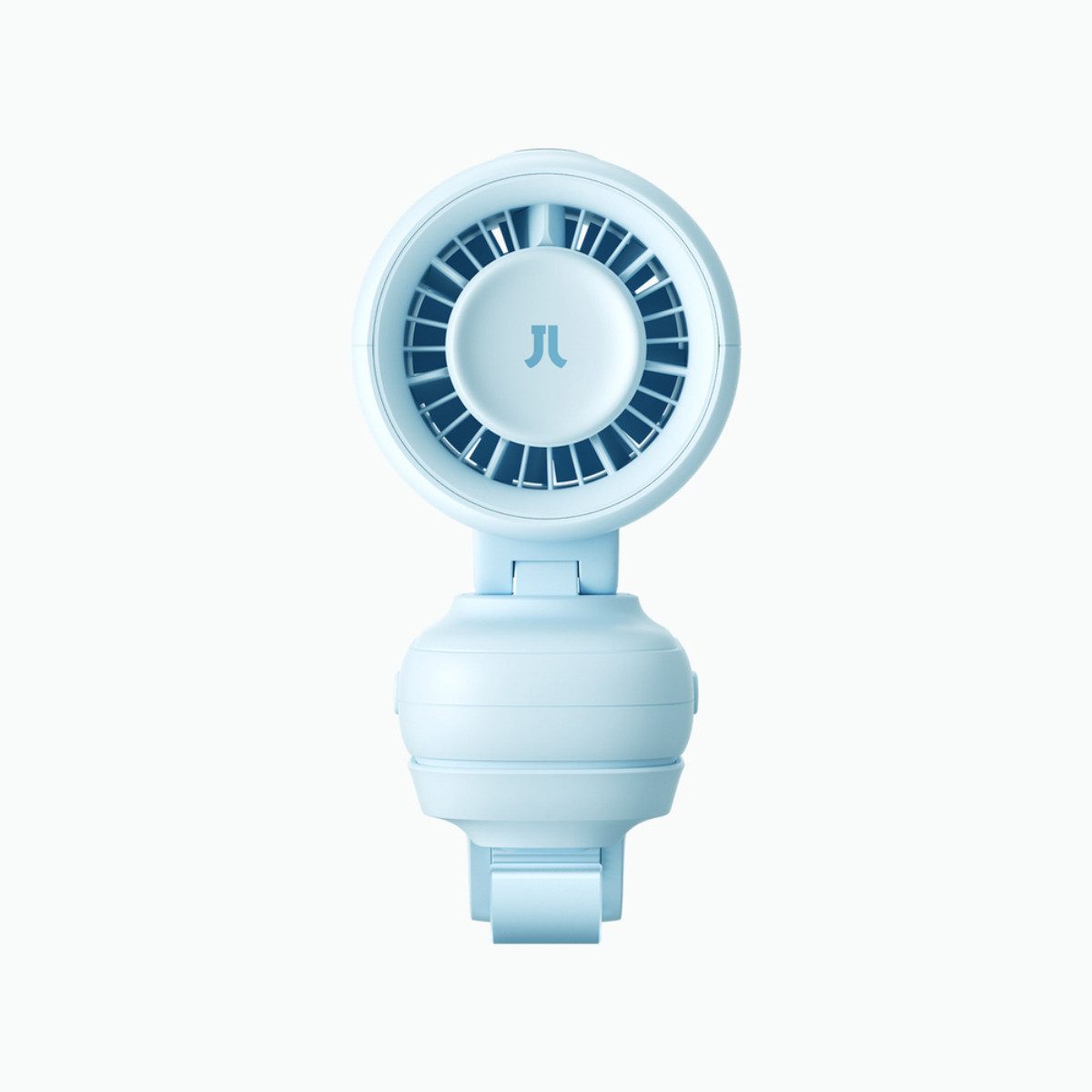 Jisulife Akku-Ventilator Kinderwagenventilator 4, Metallclip und Nachtlichtfunktion für flexible Nutzung