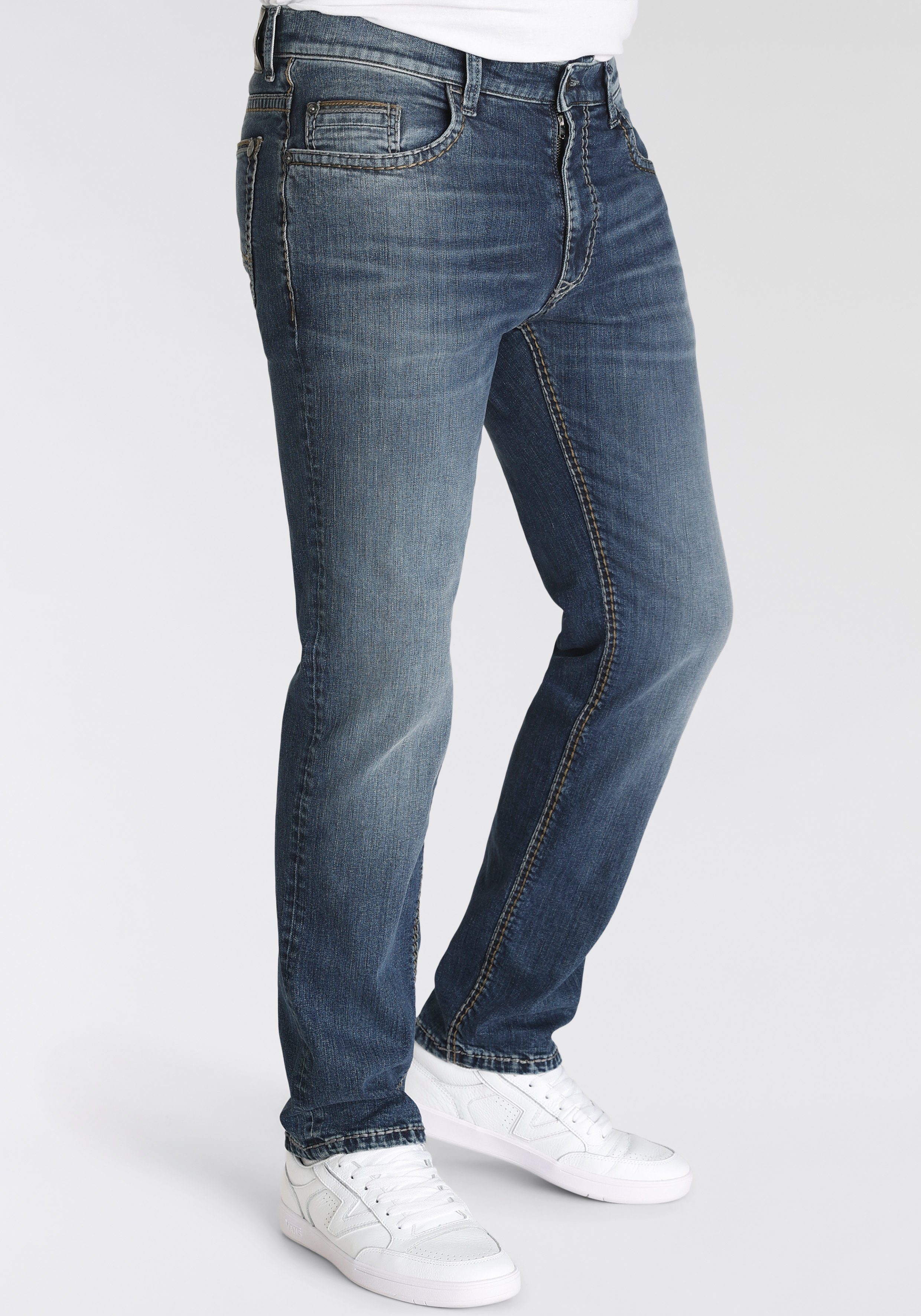 Authentic Dicke Rando Pioneer Jeans Nähte Straight-Jeans