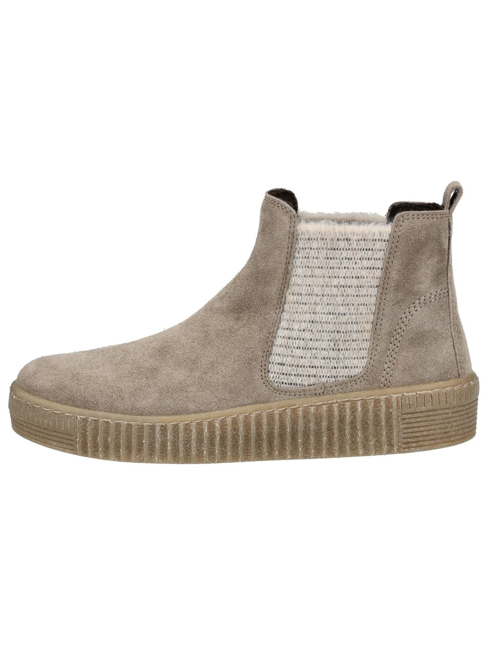 Gabor Gabor Stiefelette Veloursleder/Textil Plateaustiefelette günstig online kaufen