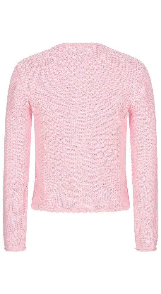 Nübler Trachtenstrickjacke Kinderstrickjacke Yvonne in Rosa von Nübler