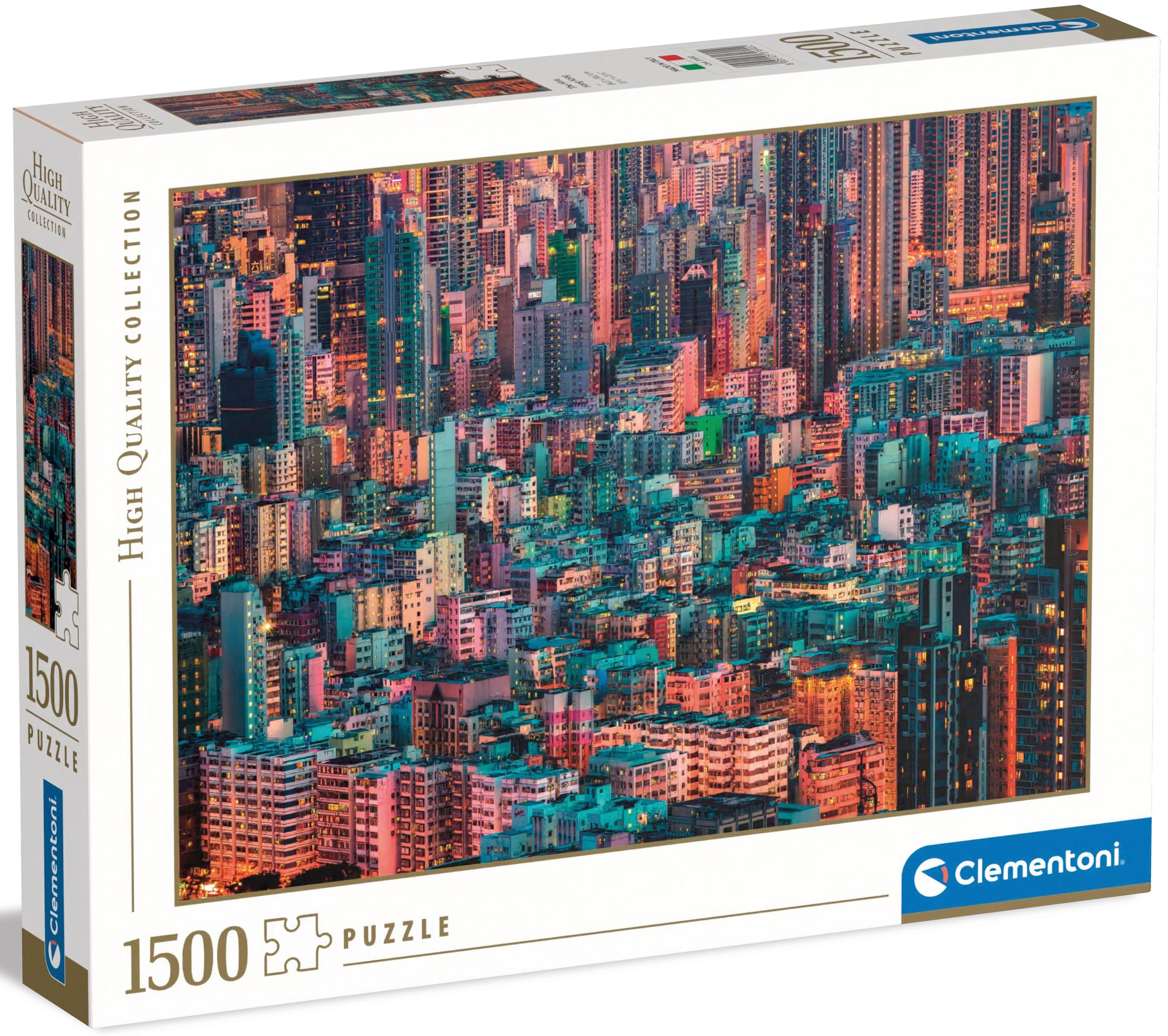 Clementoni® Puzzle High Quality Collection, The Hive/ Hong Kong, 1500 Puzzleteile, Made in Europe; FSC® - schützt Wald - weltweit | Puzzle