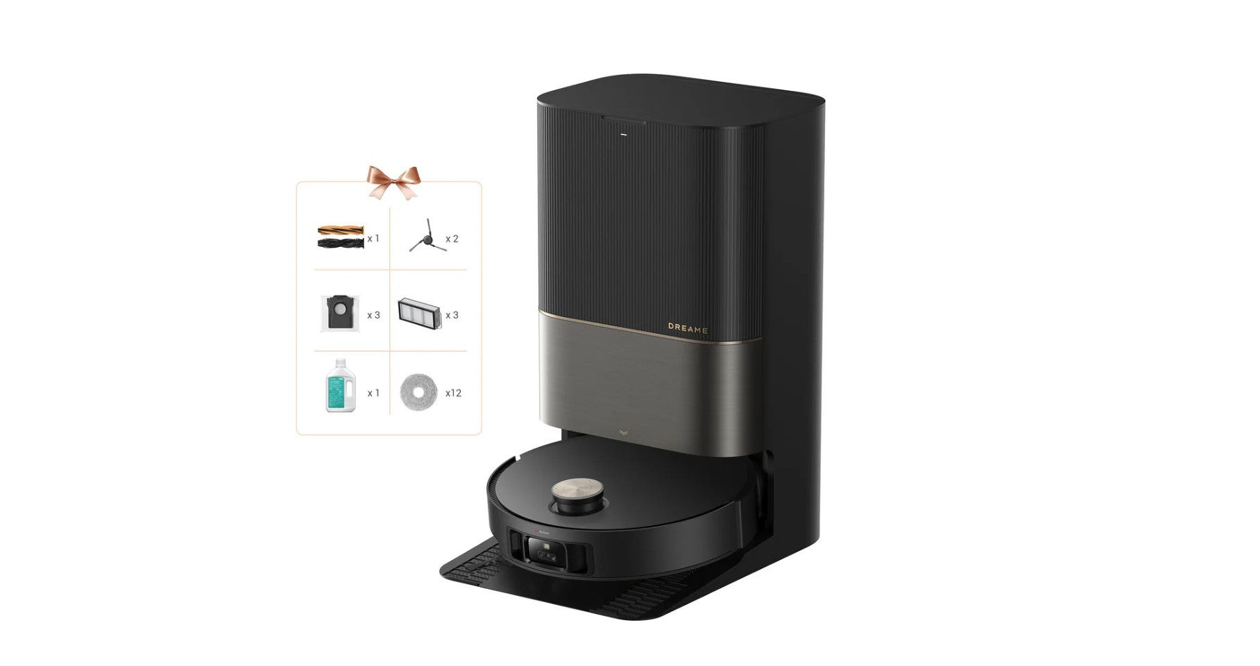 Dreame Saugroboter X50 Ultra Complete mit Wischfunktion und 20.000 Pa Saugkraft, 600 W, MIt Wischfunktion