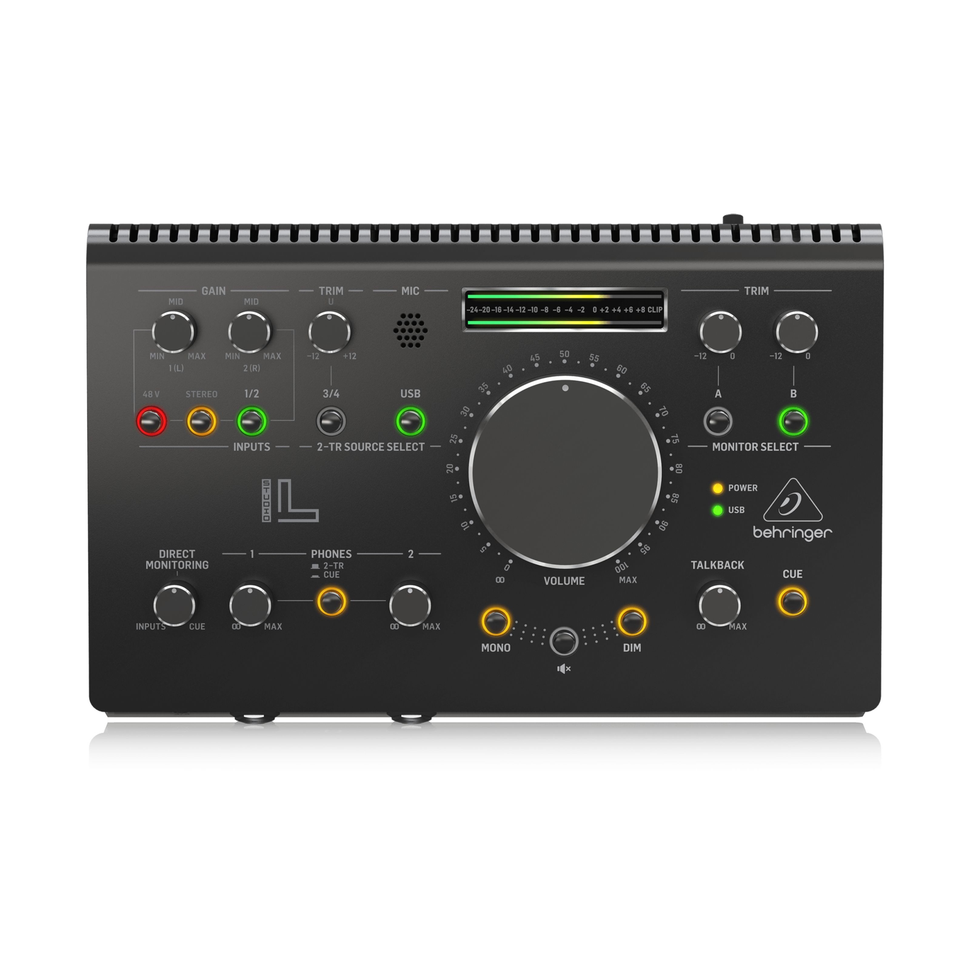 Behringer Mischpult, (Audio Interfaces, USB Audio Interfaces), Studio L USB Interface u. Monitor Controller