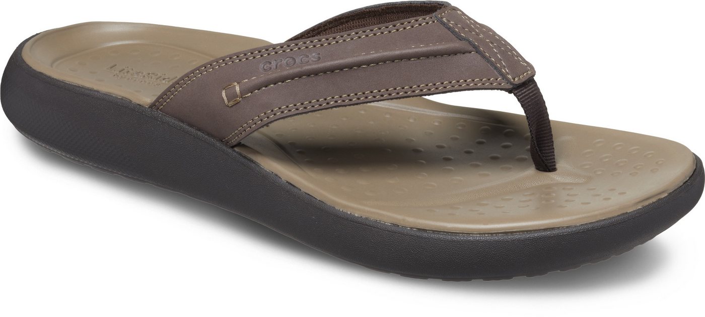 Crocs Yukon Vista II Flip Zehentrenner Sandale, Sommerschuh mit Ziernaht