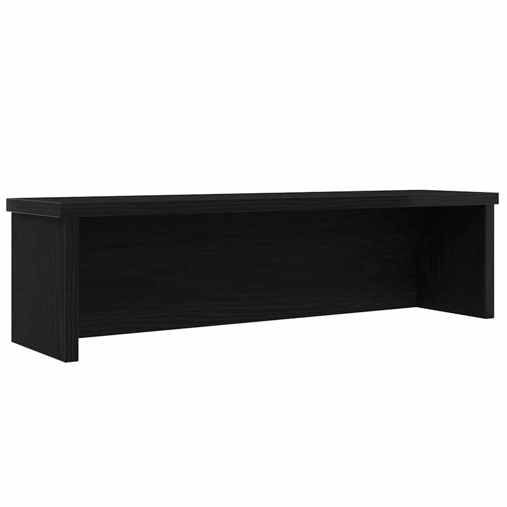 vidaXL Schubkasteneinsatz Küchenregal Stapelbar Schwarz 60x15x16 cm Holzwerkstoff (1 St)