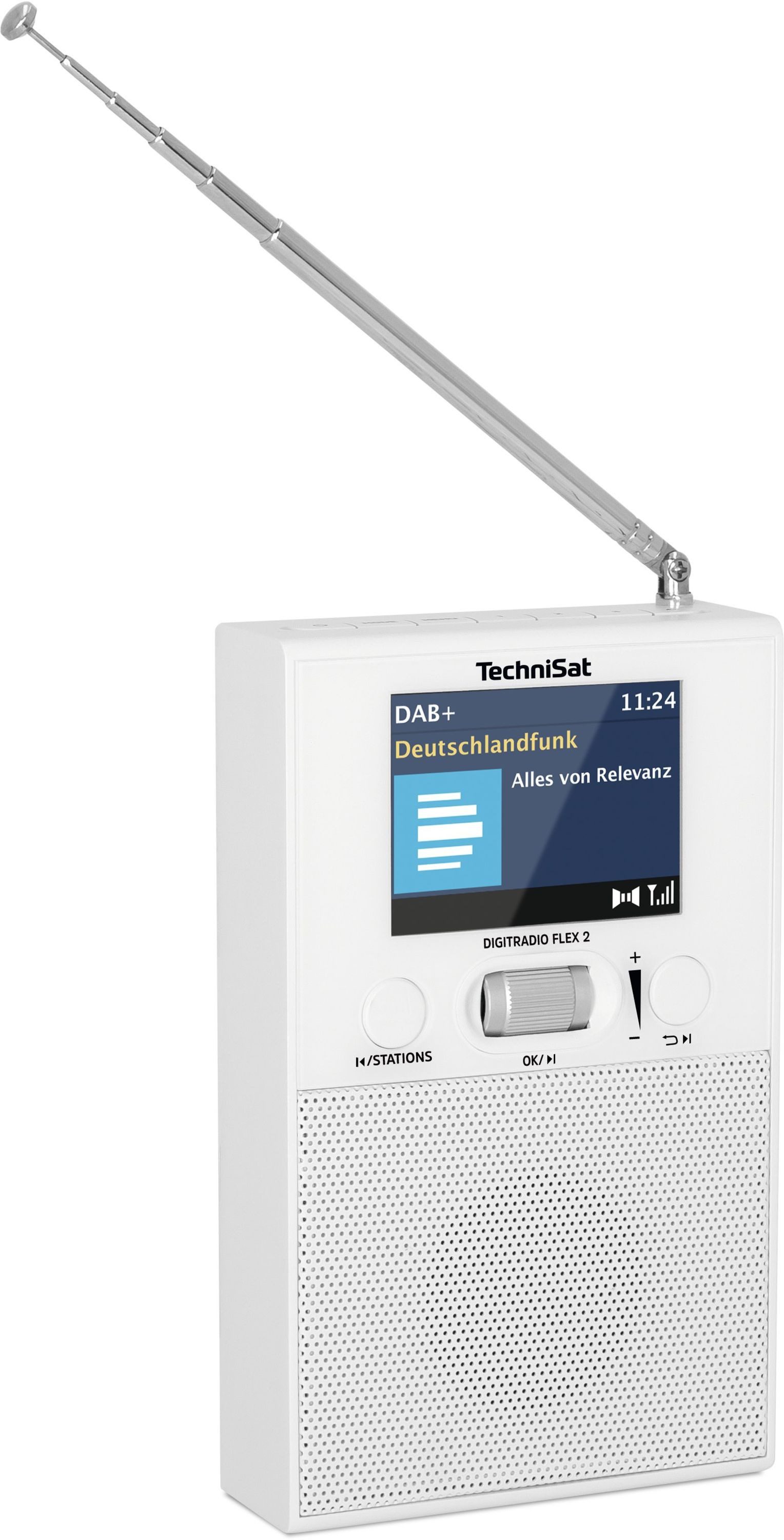 TechniSat DIGITRADIO FLEX 2 Digitalradio (DAB) (Digitalradio (DAB), FM-Tuner mit RDS, 1.5 W, Bluetooth)