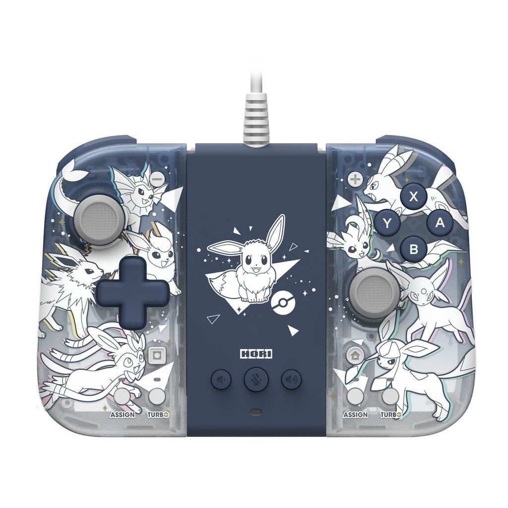 Hori Split Pad Compact inkl. Adapter - Eevee Evolutions Evoli Nintendo-Controller